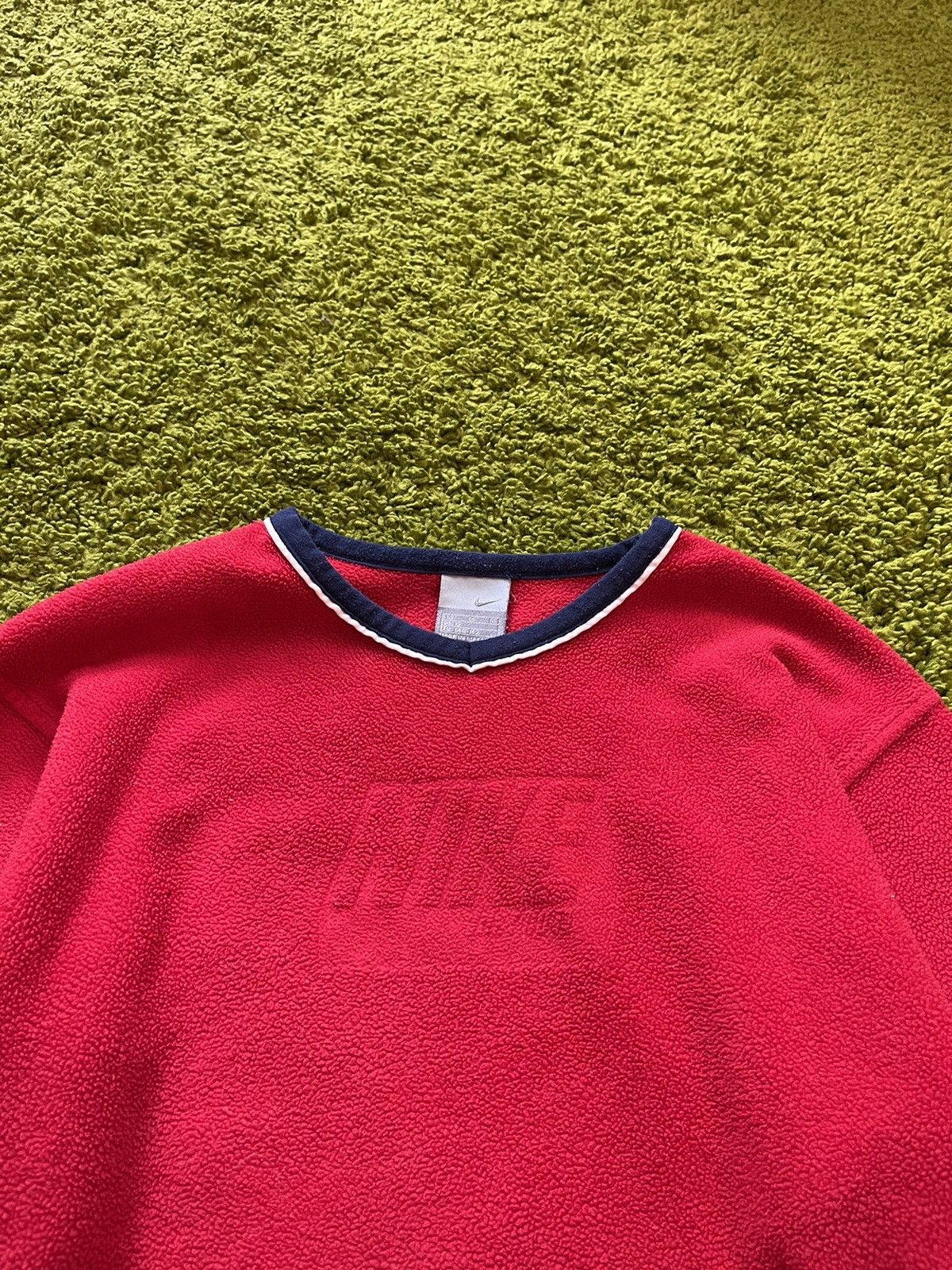 Nike × Vintage Nike athletic 2000s vintage Y2K fleece sweatshirt Size M / US 6-8 / IT 42-44 - 3 Thumbnail