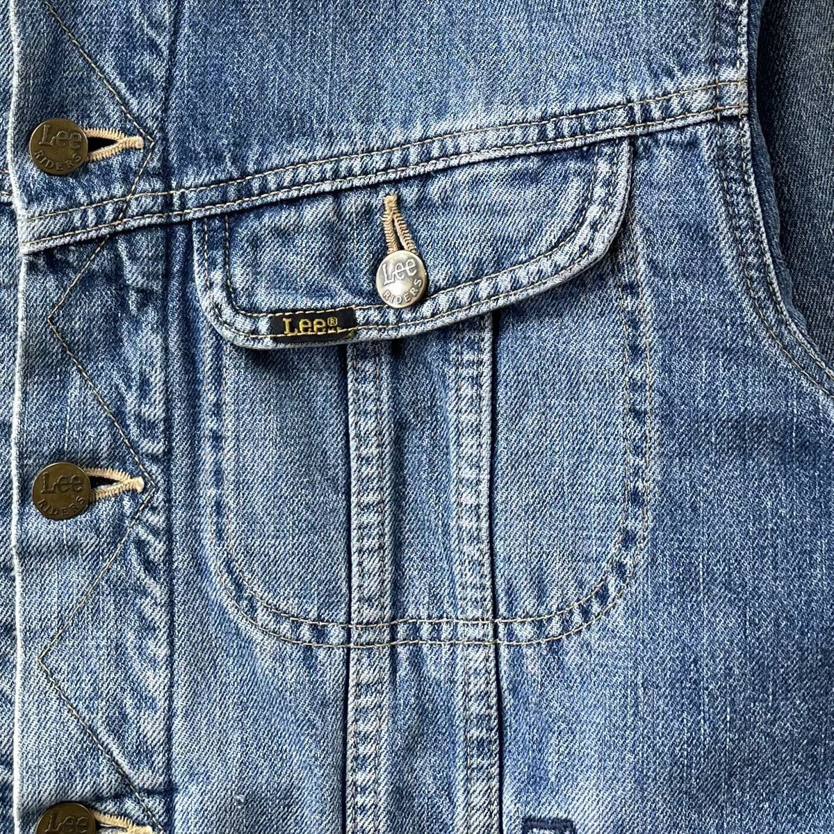 Lee 80s Vintage Lee Storm Riders - Blanket Lined Denim Trucker Size US M / EU 48-50 / 2 - 5 Thumbnail