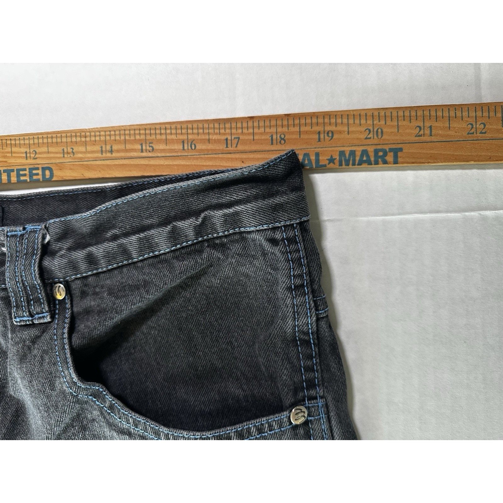 Other Moffat Baggy Cargo Shorts Black Denim sz 38 Hip Hop Y2K 90s Size US 38 / EU 54 - 5 Thumbnail