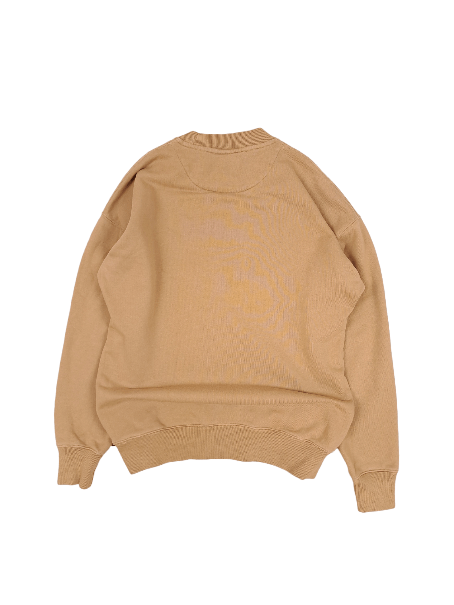 H&M 💎 H&M Premium Blank Staples Honey Brown Crewneck Sweatshirt Size US S / EU 44-46 / 1 - 2 Thumbnail