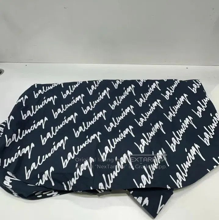 Balenciaga Balenciaga SS22 Logo Blue Long Sleeve Shirt. Size US M / EU 48-50 / 2 - 9 Thumbnail