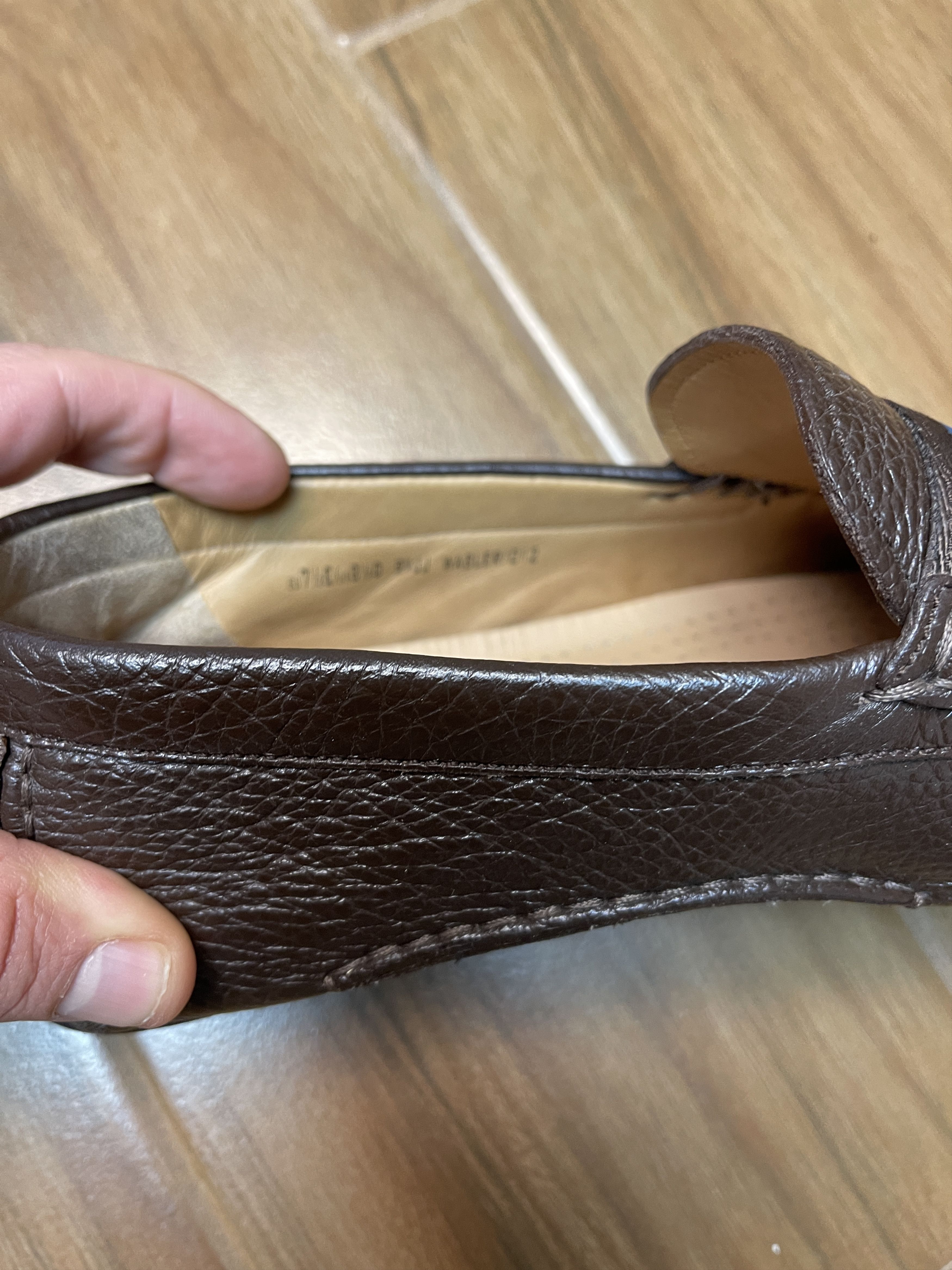 Bally Bally Men's Brown/Blue Loafer Size 8.5 In Great Shape! Size US 8.5 / EU 41-42 - 7 Thumbnail