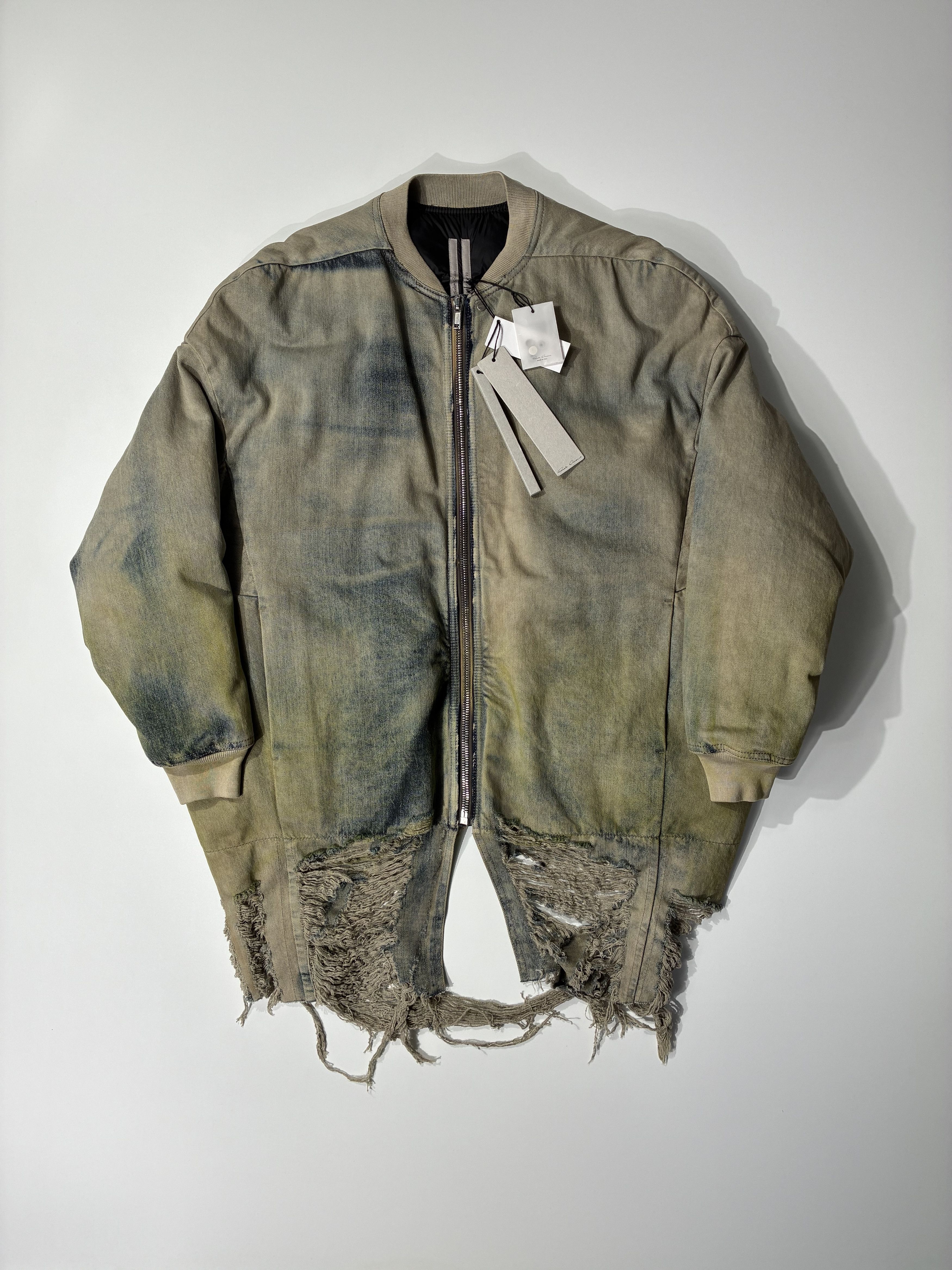 Rick Owens RICK OWENS JUMBO PETER FLIGHT BOMBER PEARL/ACID DEGRADE Size XS / US 0-2 / IT 36-38 - 1 Thumbnail