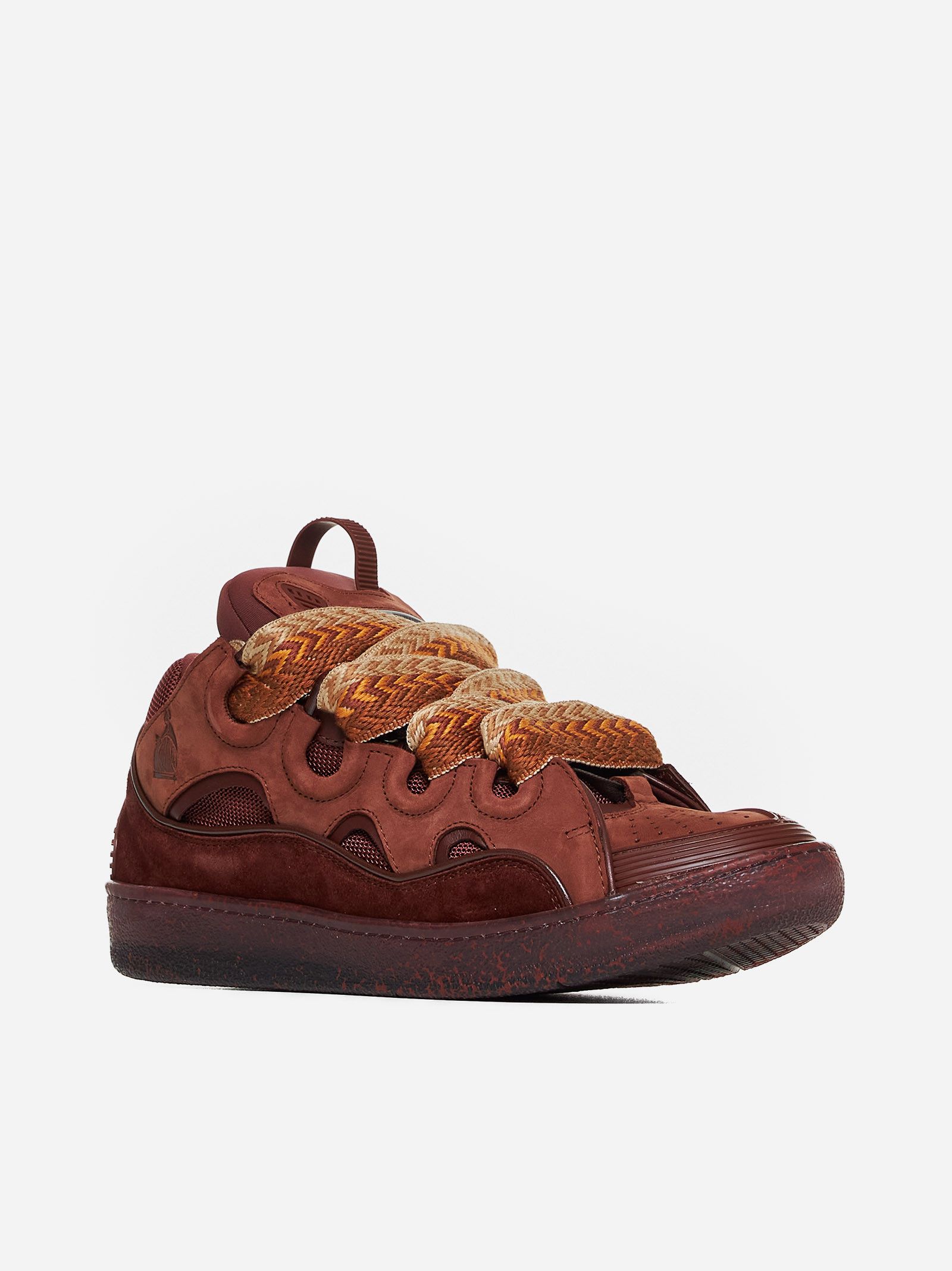 Lanvin o1s22i1n1024 Curb Sneakers in Brown Size US 6 / IT 36 - 2 Thumbnail