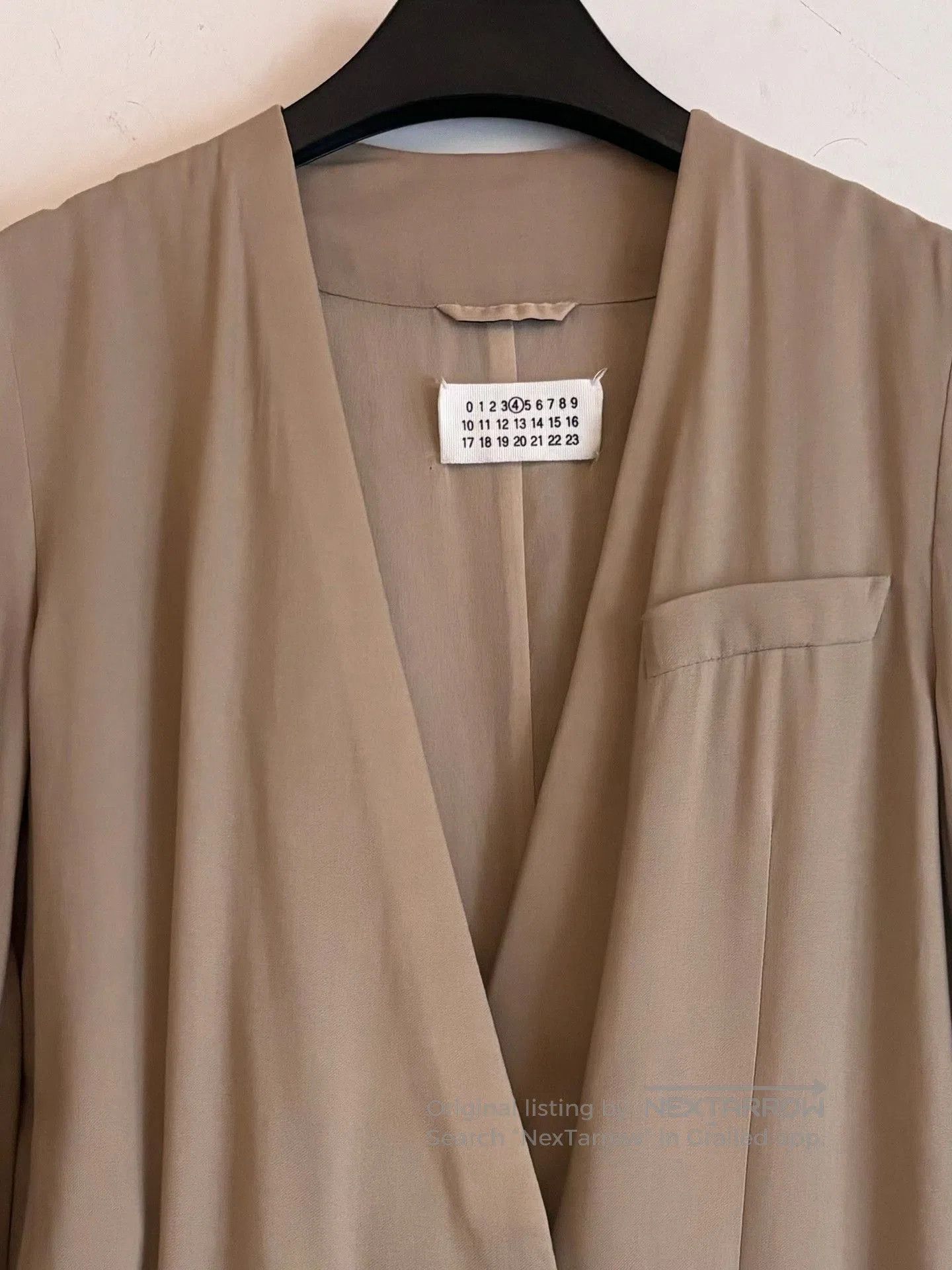 Maison Margiela Maison Martin Margiela SS2011 Sheer Collarless Coat. Size S / US 4 / IT 40 - 3 Thumbnail