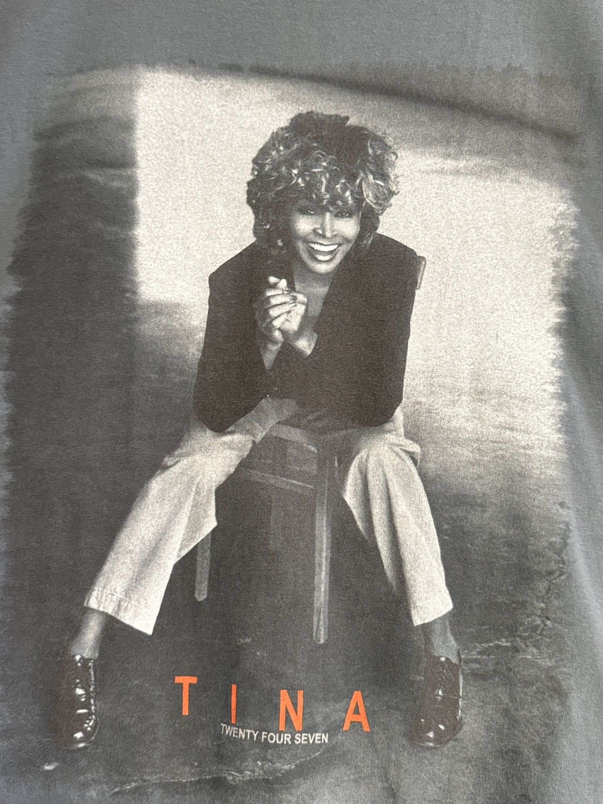 Band Tees Vintage Tina Turner Twenty Four Seven Tour Tee Size US L / EU 52-54 / 3 - 3 Thumbnail