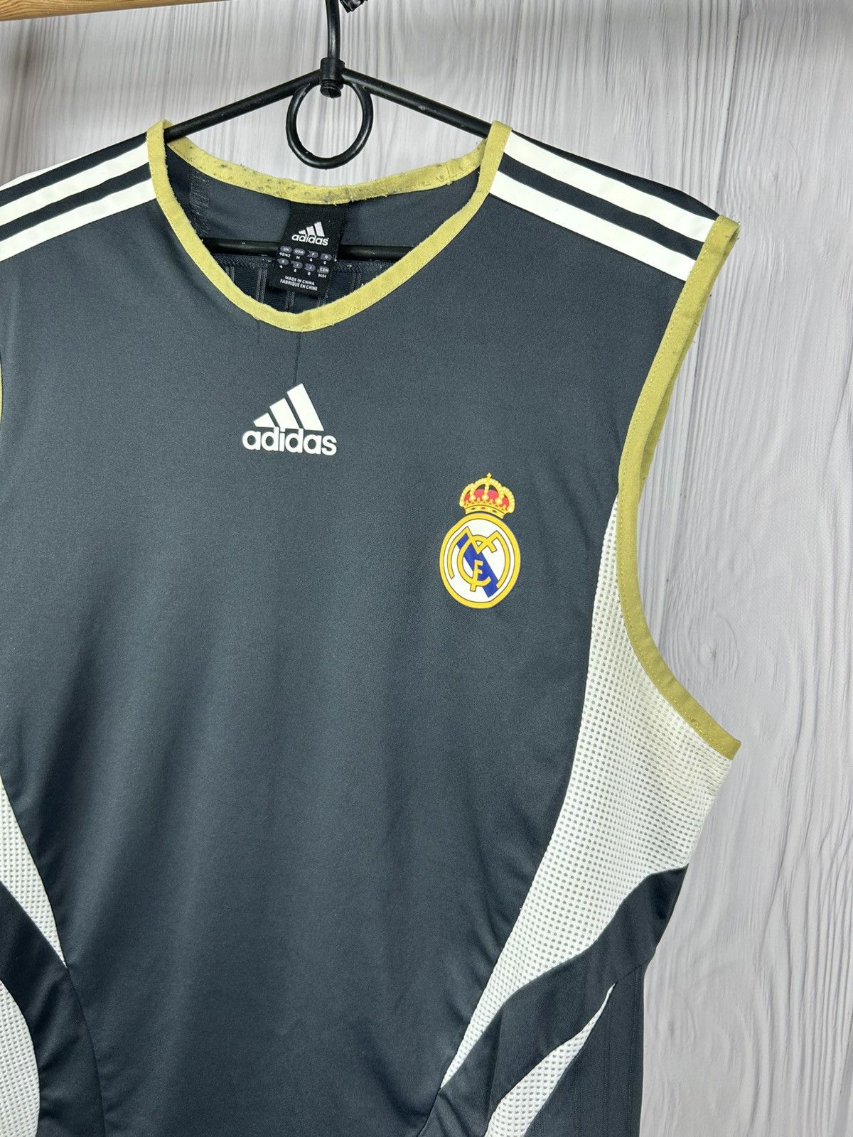 Adidas Vintage Real Madrid 2006/07 Training Jersey Vest Size M Size US M / EU 48-50 / 2 - 3 Thumbnail