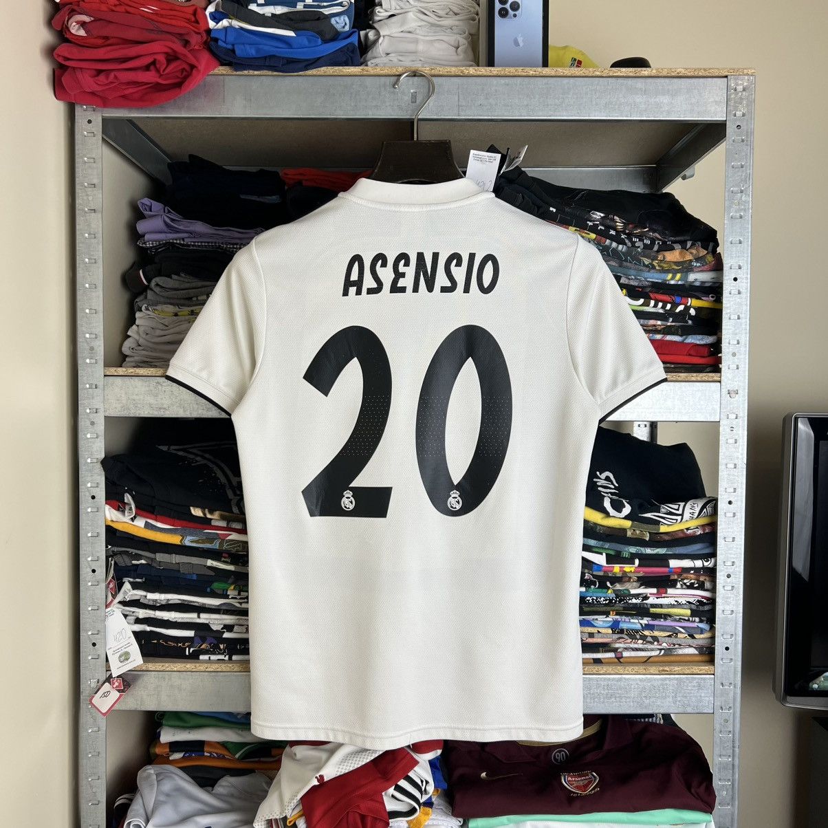 Other Rare! Asensio 20 Real Madrid Adidas Soccer Jersey Shirt Away Size US M / EU 48-50 / 2 - 1 Thumbnail