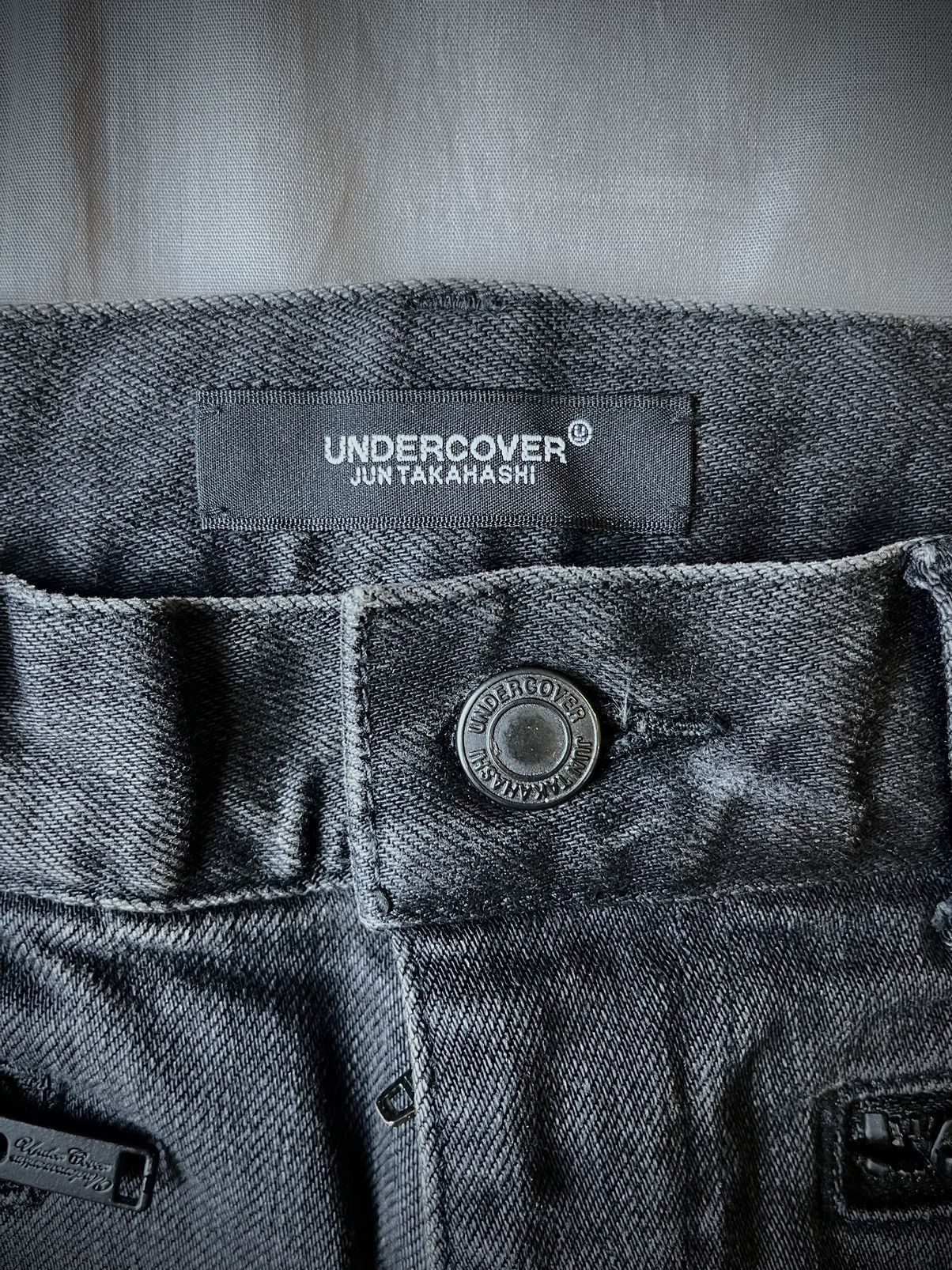 Undercover Undercover A/W23 Embellished D-Hand Denim Pants Size US 29 - 5 Thumbnail