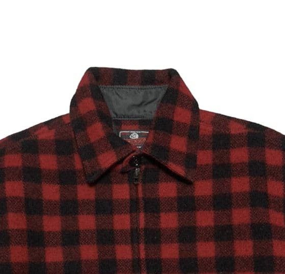Johnson Woolen Mills Vintage 80s Jonson Woolen Mills Zipper Wool Shirt Jacket Size US M / EU 48-50 / 2 - 4 Thumbnail