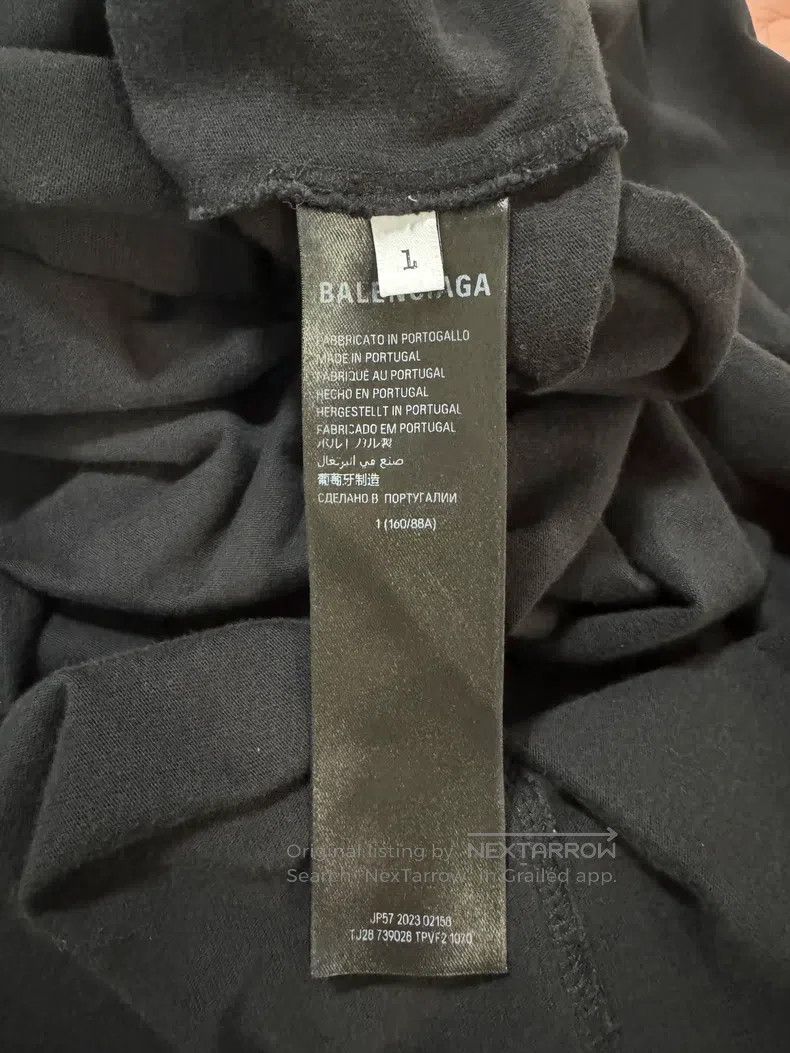 Balenciaga Balenciaga Alphabet Print Phantom Short Sleeve T-Shirt Size US S / EU 44-46 / 1 - 5 Thumbnail