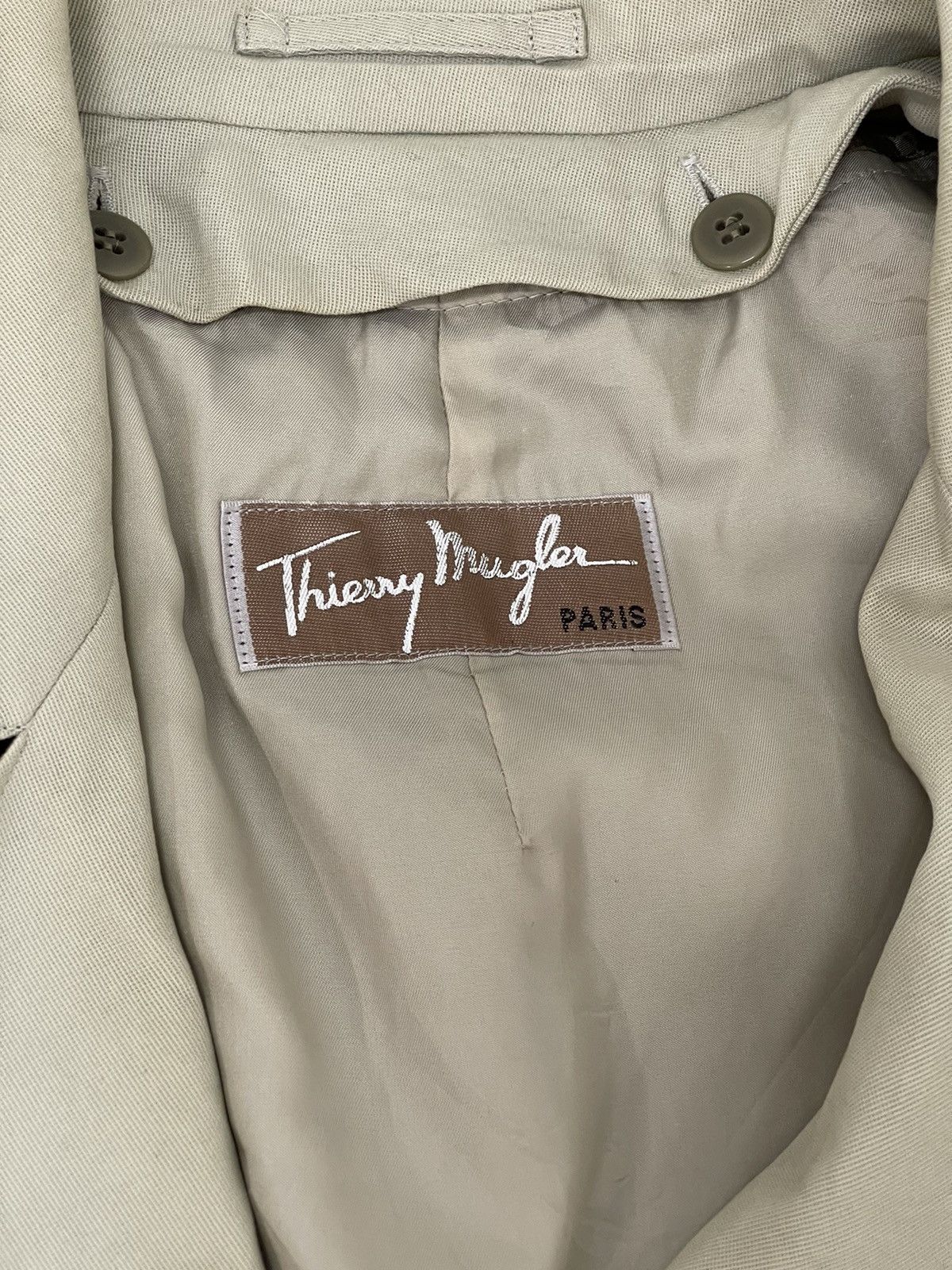 Thierry Mugler Vintage 90s Thierry Mugler Trench Coat 5🟩1 Size US L / EU 52-54 / 3 - 17 Thumbnail