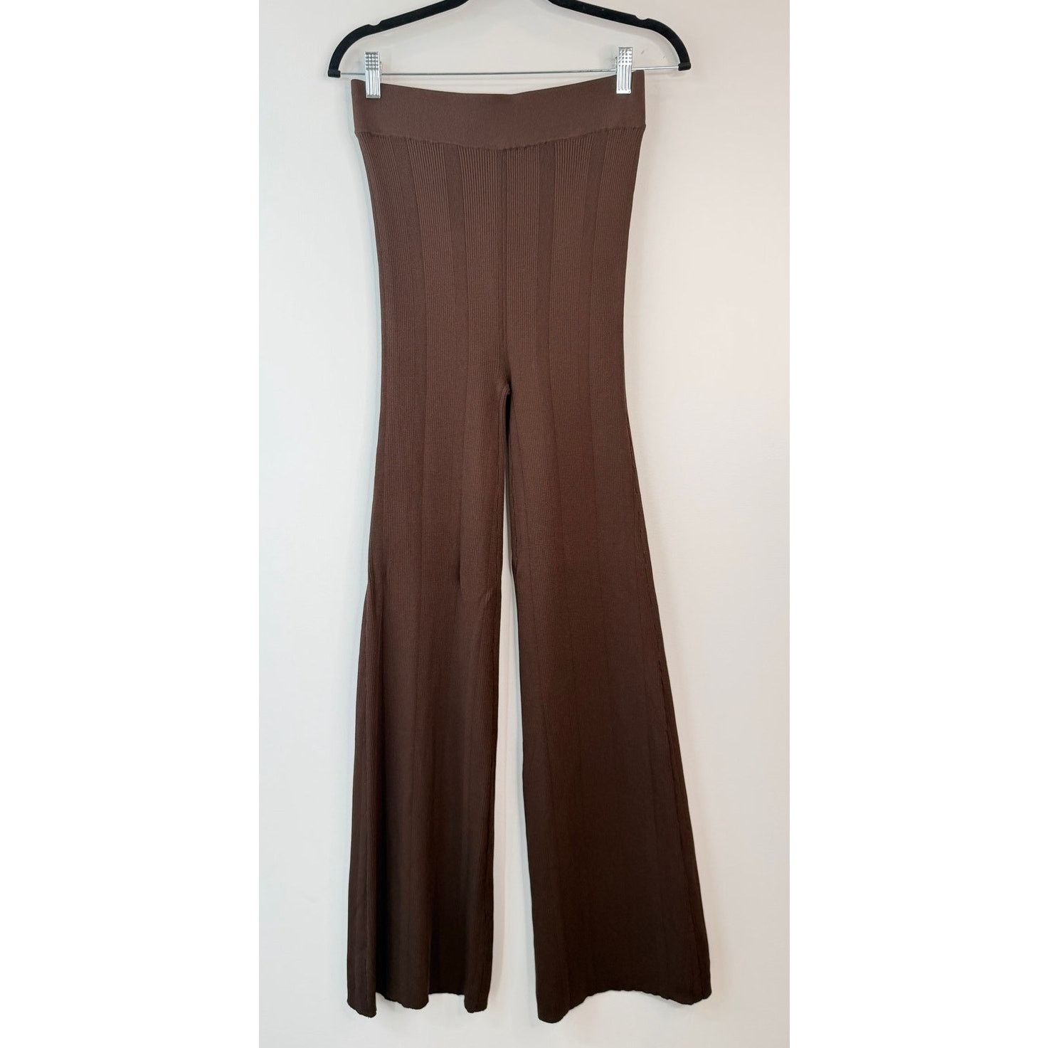REMAIN Birger Christensen NWT REMAIN Birger Christensen Solaima Brown Flare Pants Size 28" / US 6 / IT 42 - 1 Thumbnail
