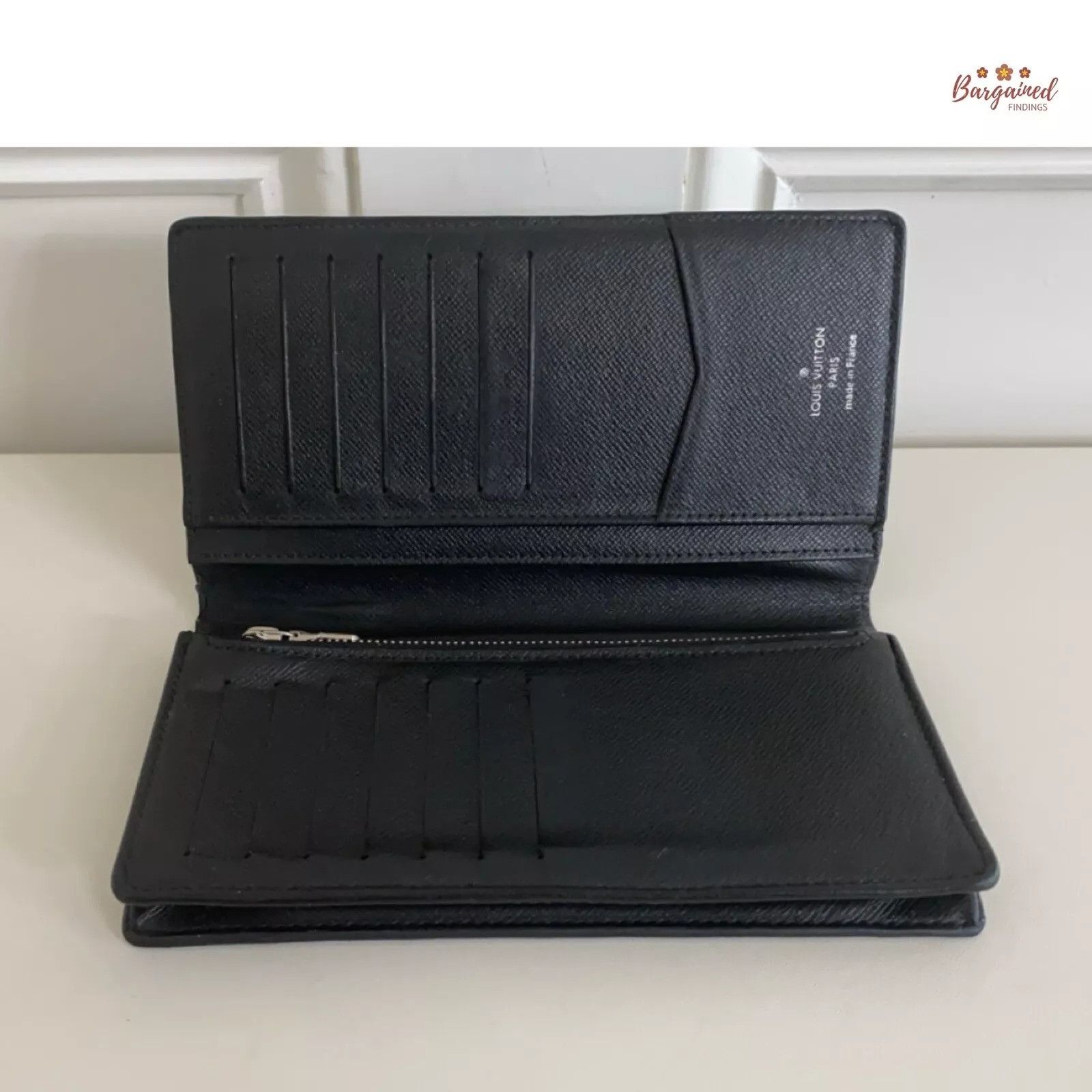 Louis Vuitton Louis Vuitton Damier Graphite Canvas Leather Brazza Wallet Size ONE SIZE - 3 Thumbnail