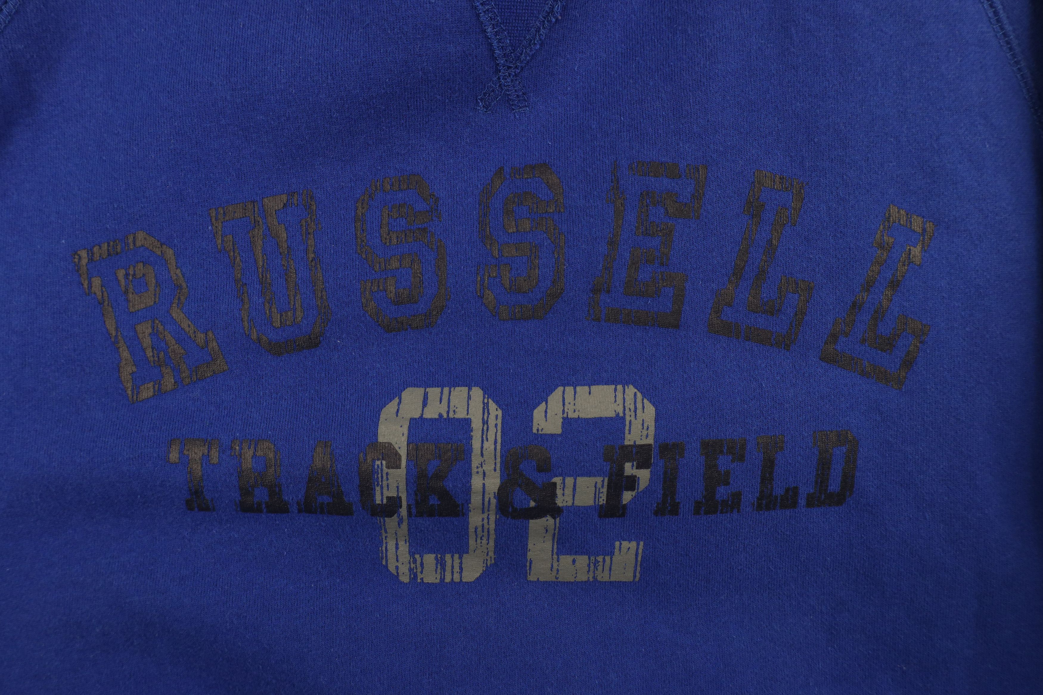Russell Athletic × Vintage Vintage Y2K Russell Athletic Track and Field Sweatshirt Size US L / EU 52-54 / 3 - 4 Thumbnail