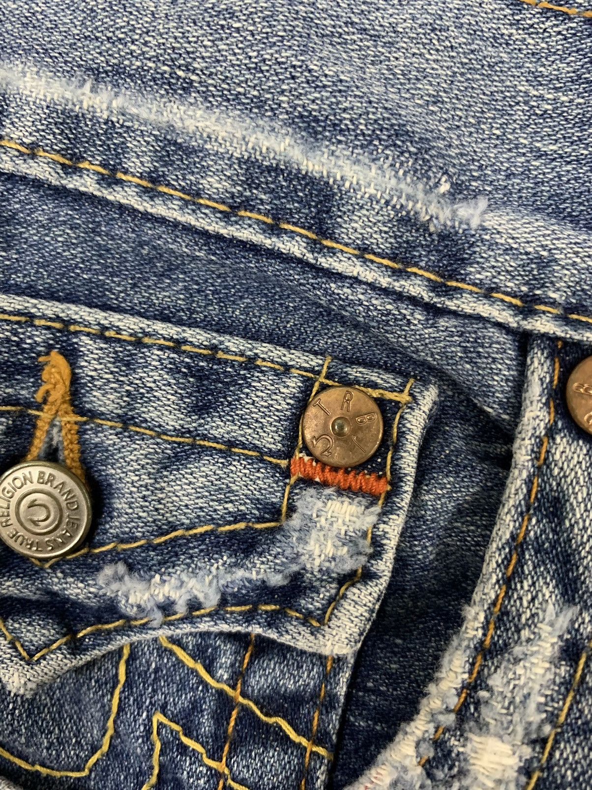 True Religion × Vintage True Religion Brand Jeans Size US 34 / EU 50 - 8 Thumbnail