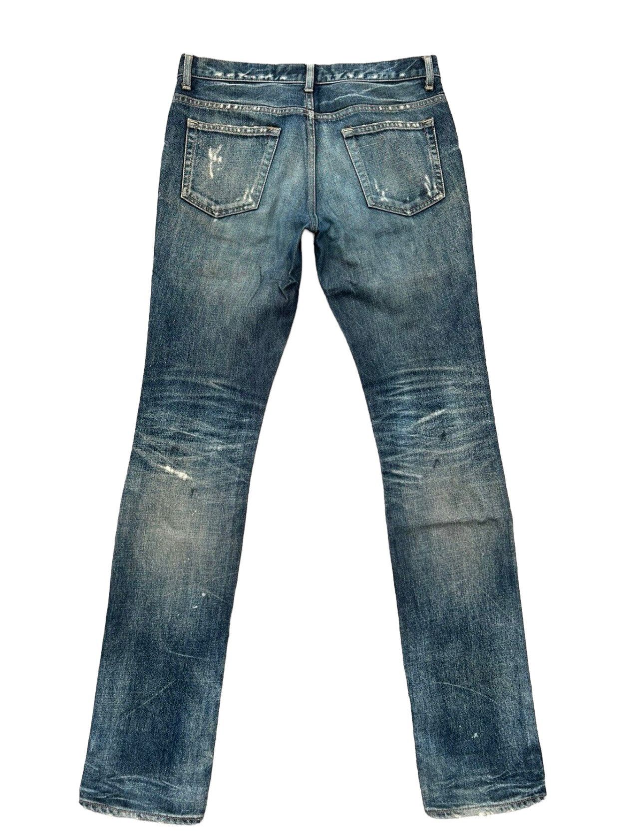 Lounge Lizard Rips Distressed Damaged Denim Jeans Size US 30 / EU 46 - 2 Thumbnail