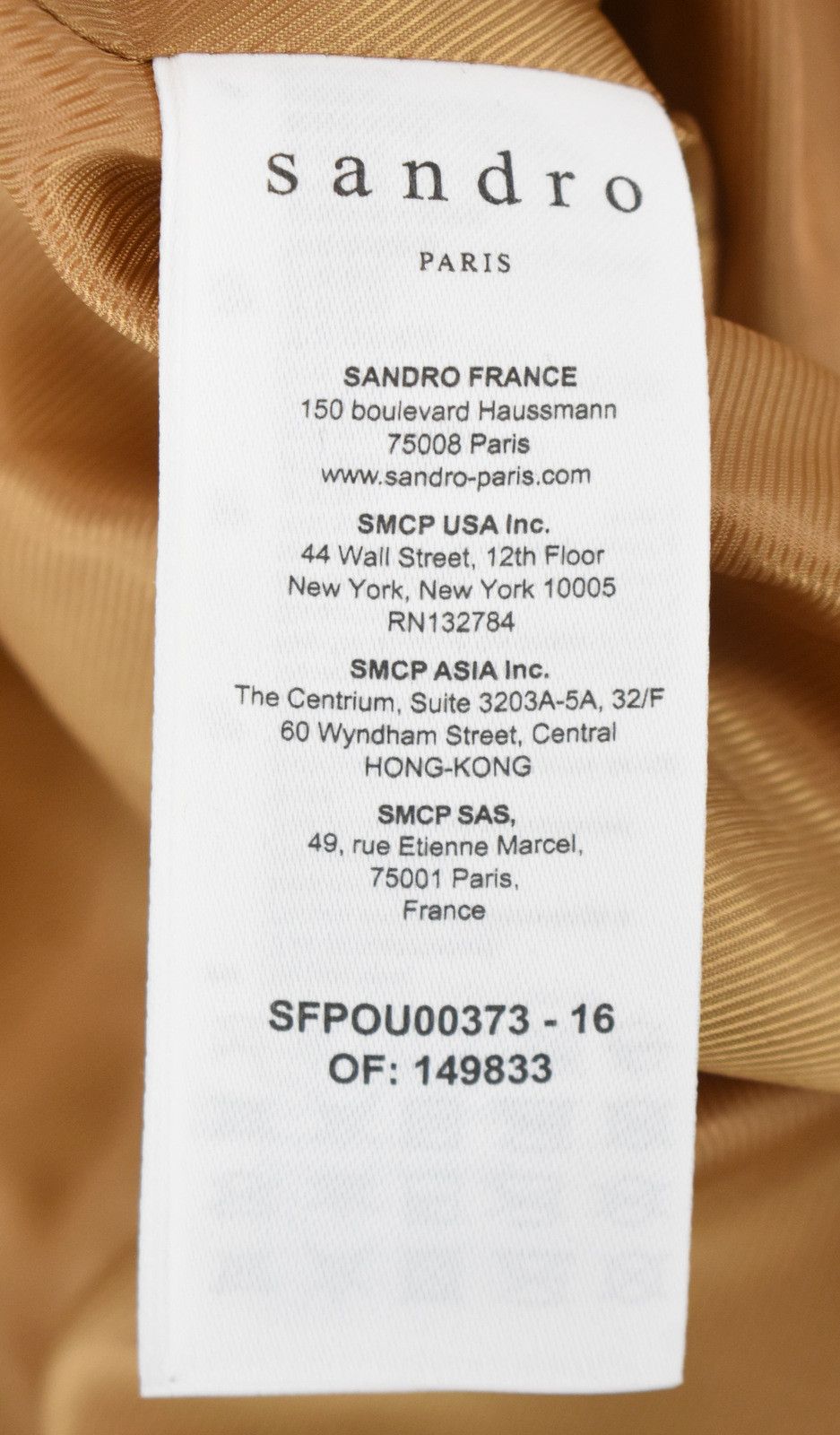 Sandro SANDRO Markle Jacket Women's EU 36 Hooded Quilted Lamb Size S / US 4 / IT 40 - 7 Thumbnail