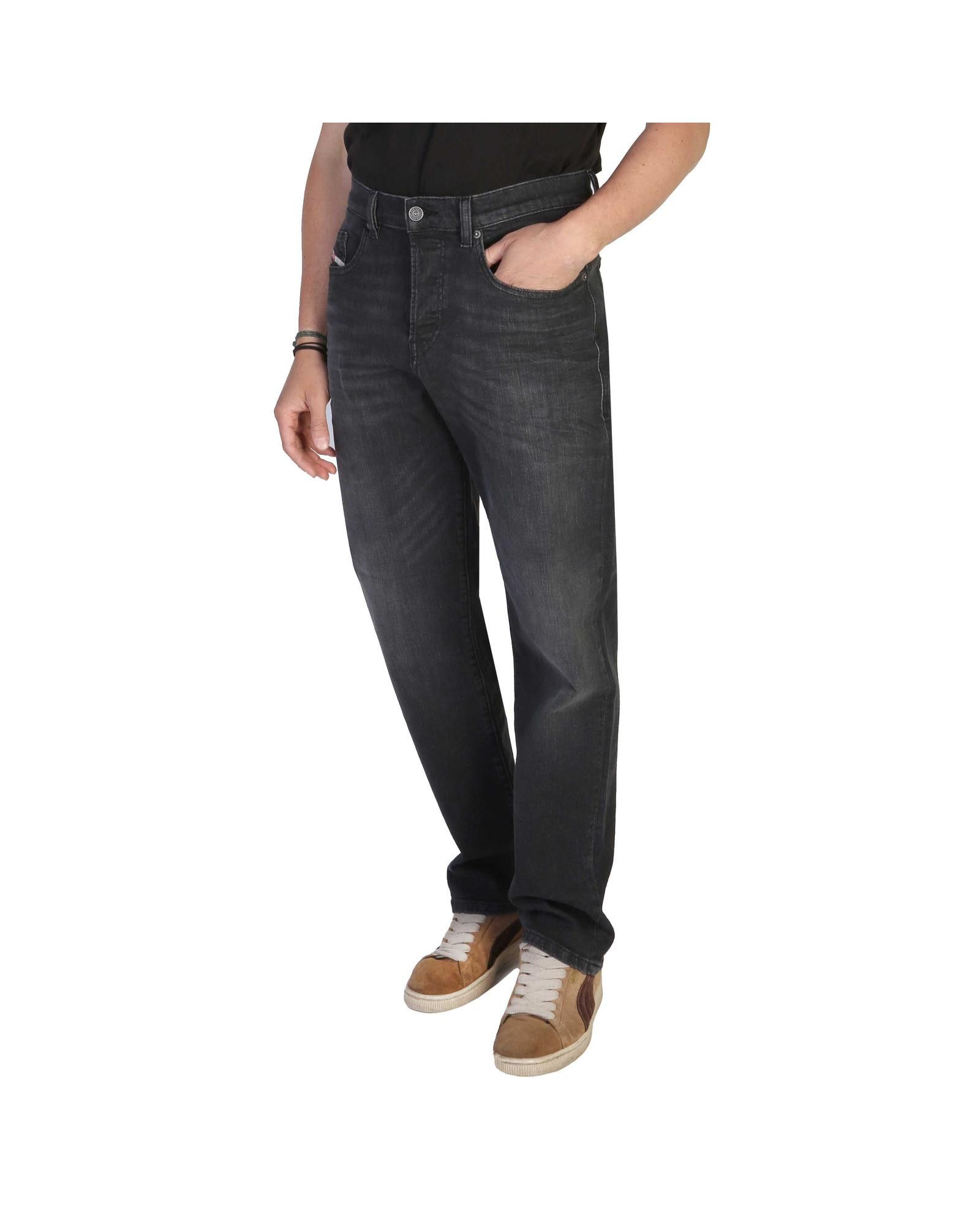 image of Diesel Cotton Jeans With Button Fastening in Black, Men's (Size 31)