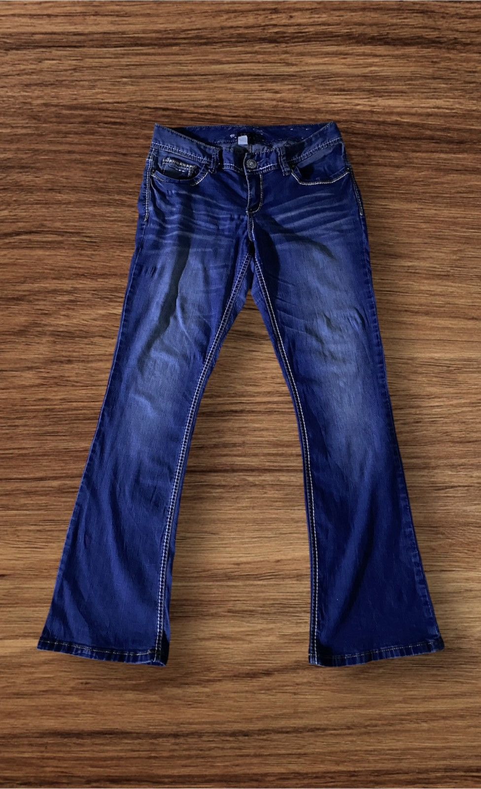 Japanese Brand × Rock Revival Japanese Brand Flare Rock Revival Style Denim Size US 29 - 2 Thumbnail