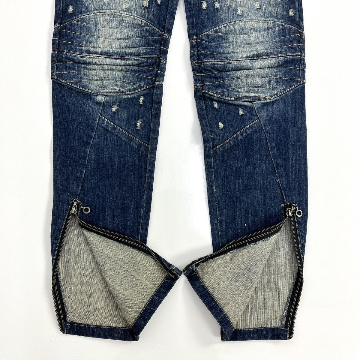 PPFM 2000s PPFM Distressed Ifsixwasnine LGB Style Bikers Jeans Size US 32 / EU 48 - 11 Thumbnail