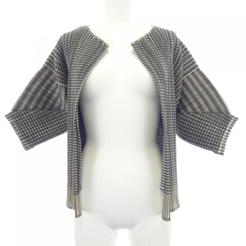 Issey Miyake Issey Miyake Retro double-pleated cardigan Size XL / US 12-14 / IT 48-50 - 1 Thumbnail