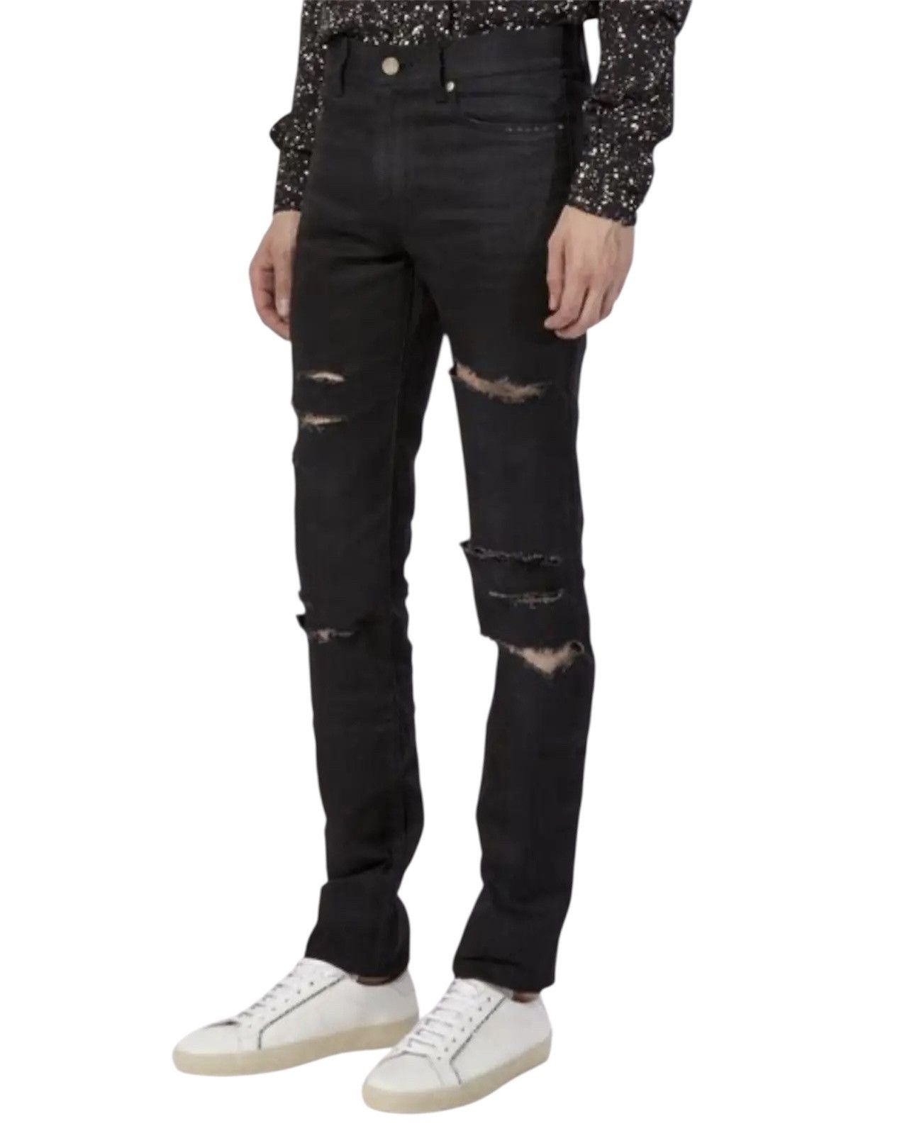 Saint Laurent Paris Saint Laurent Paris Sneakers Size US 8.5 / EU 41-42 - 2 Thumbnail