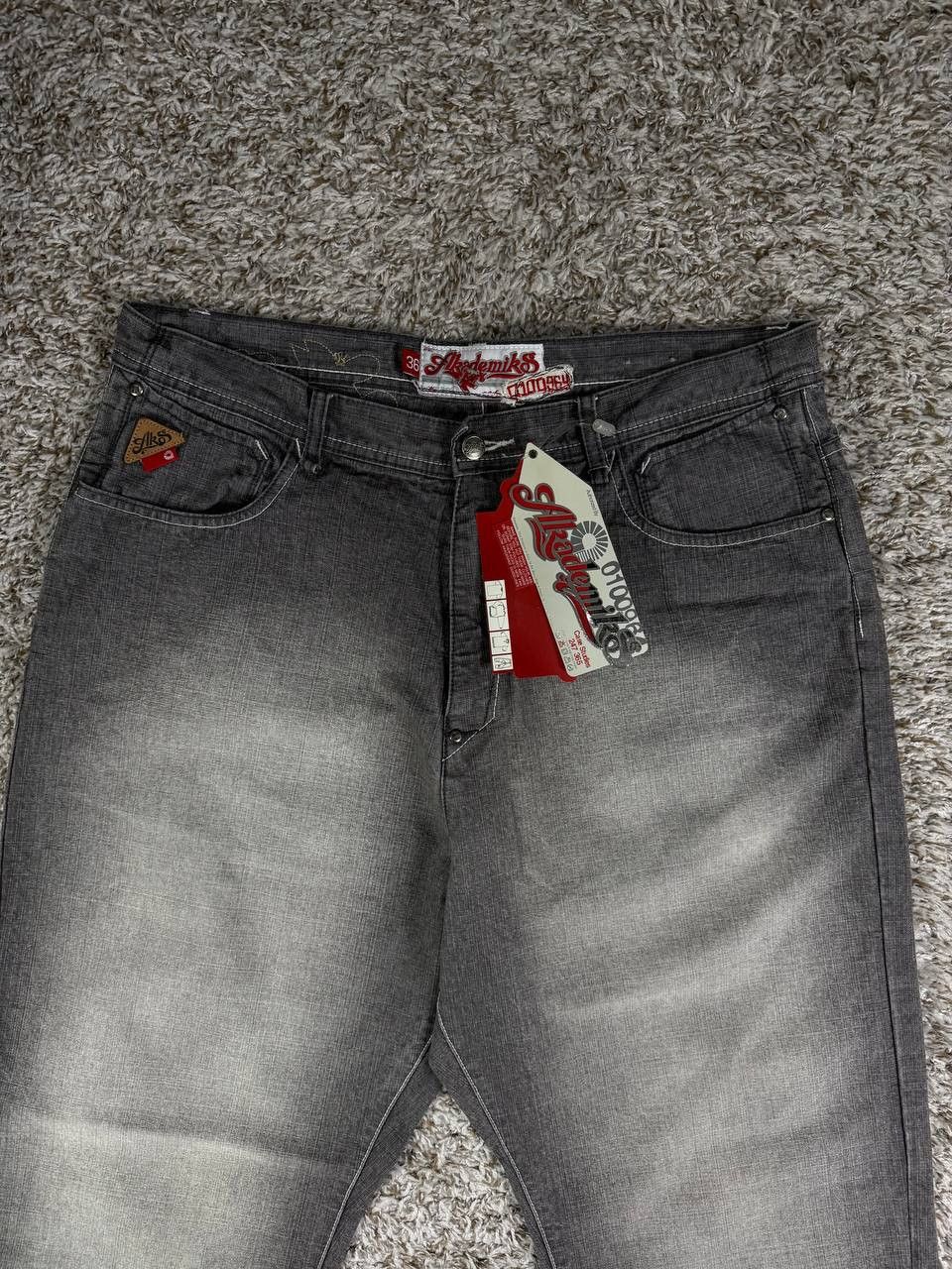 Akademiks Akademiks Denim Baggy Jeans Y2K Hip Hop Stitched Skater Size US 36 / EU 52 - 3 Thumbnail