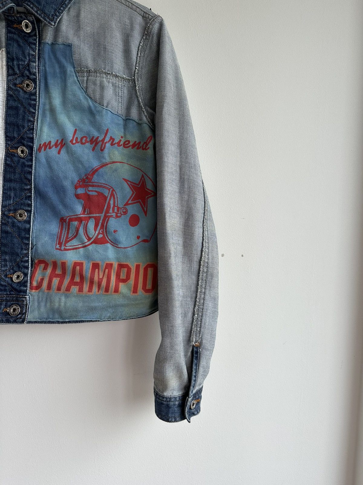 Dolce & Gabbana Archive D&G Panther Patchwork Reversible Denim Jacket Size M Size M / US 6-8 / IT 42-44 - 6 Thumbnail