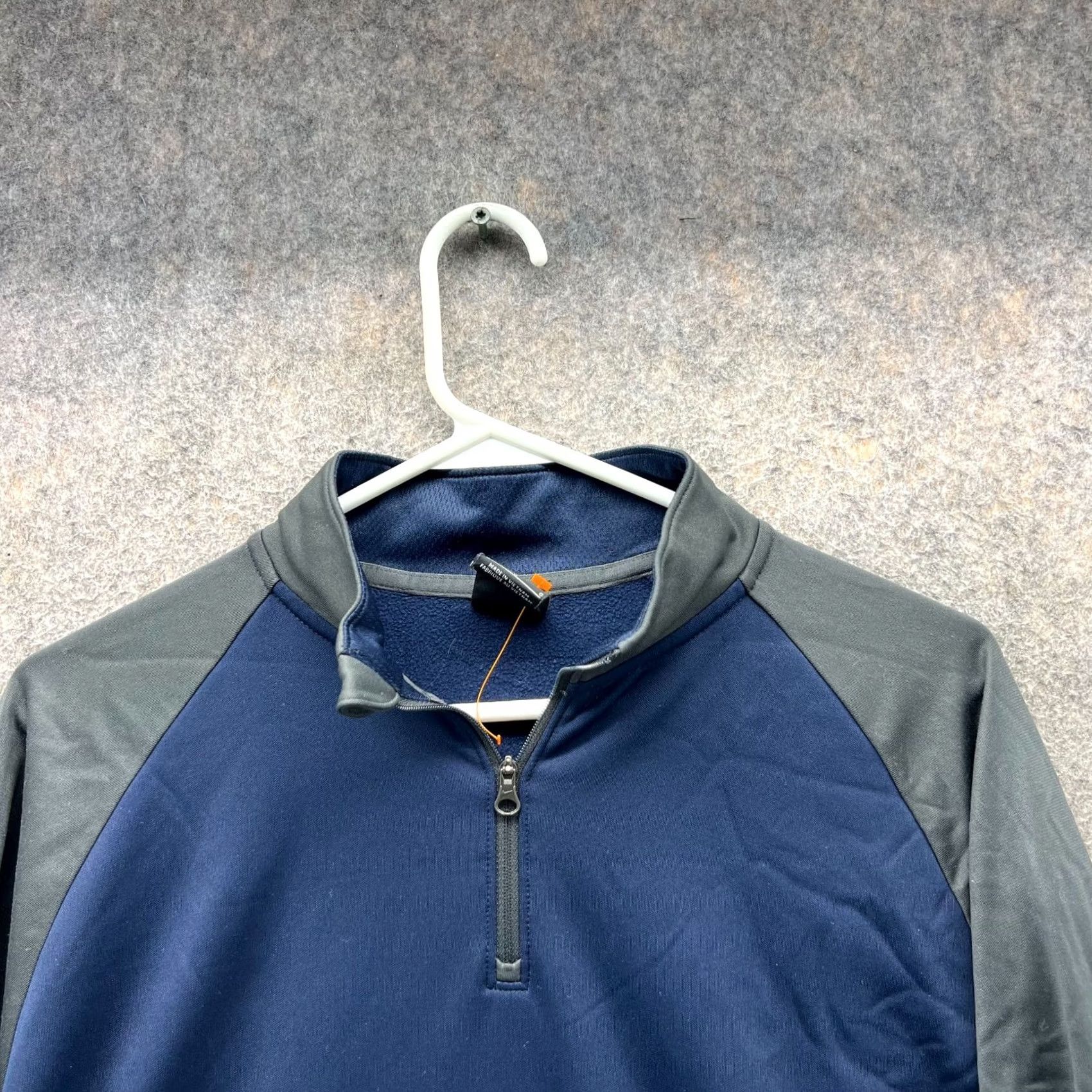 Nike VINTAGE Nike Sweatshirt Mens Large Blue Grey 1/4 Zip Swoosh Knit Academy BV6916-451 Size US L / EU 52-54 / 3 - 7 Thumbnail