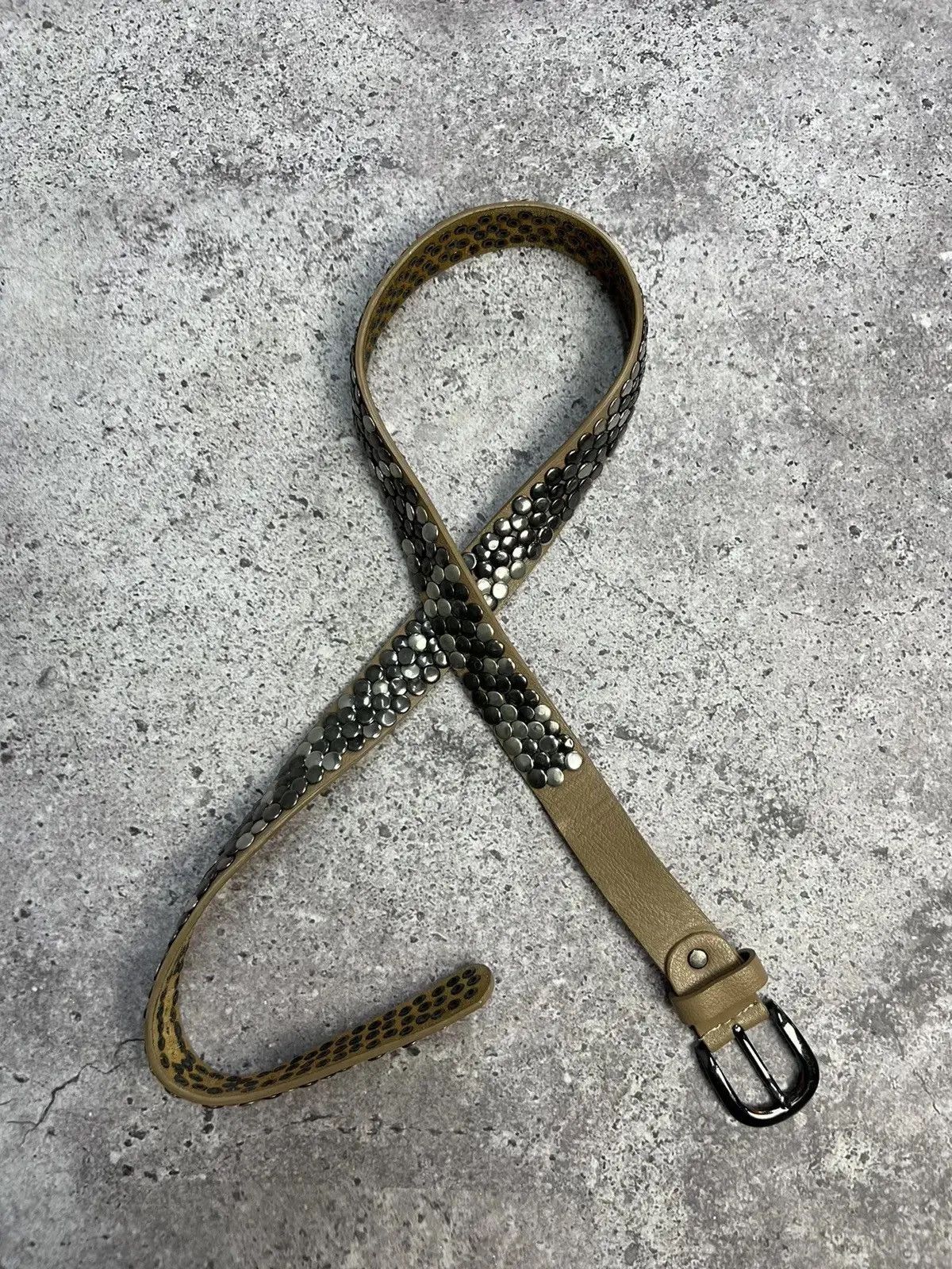Hysteric Glamour × Japanese Brand Vintage Belts Y2K Rhinestones Punk leather belt Japanese Size ONE SIZE - 5 Thumbnail