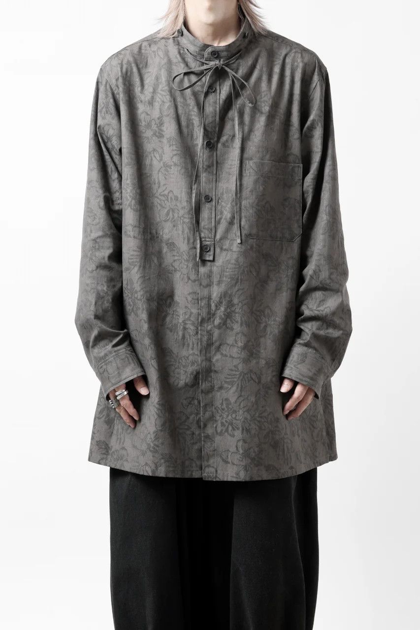 Yohji Yamamoto Y's for men - FLORAL JACQUARD SHIRT