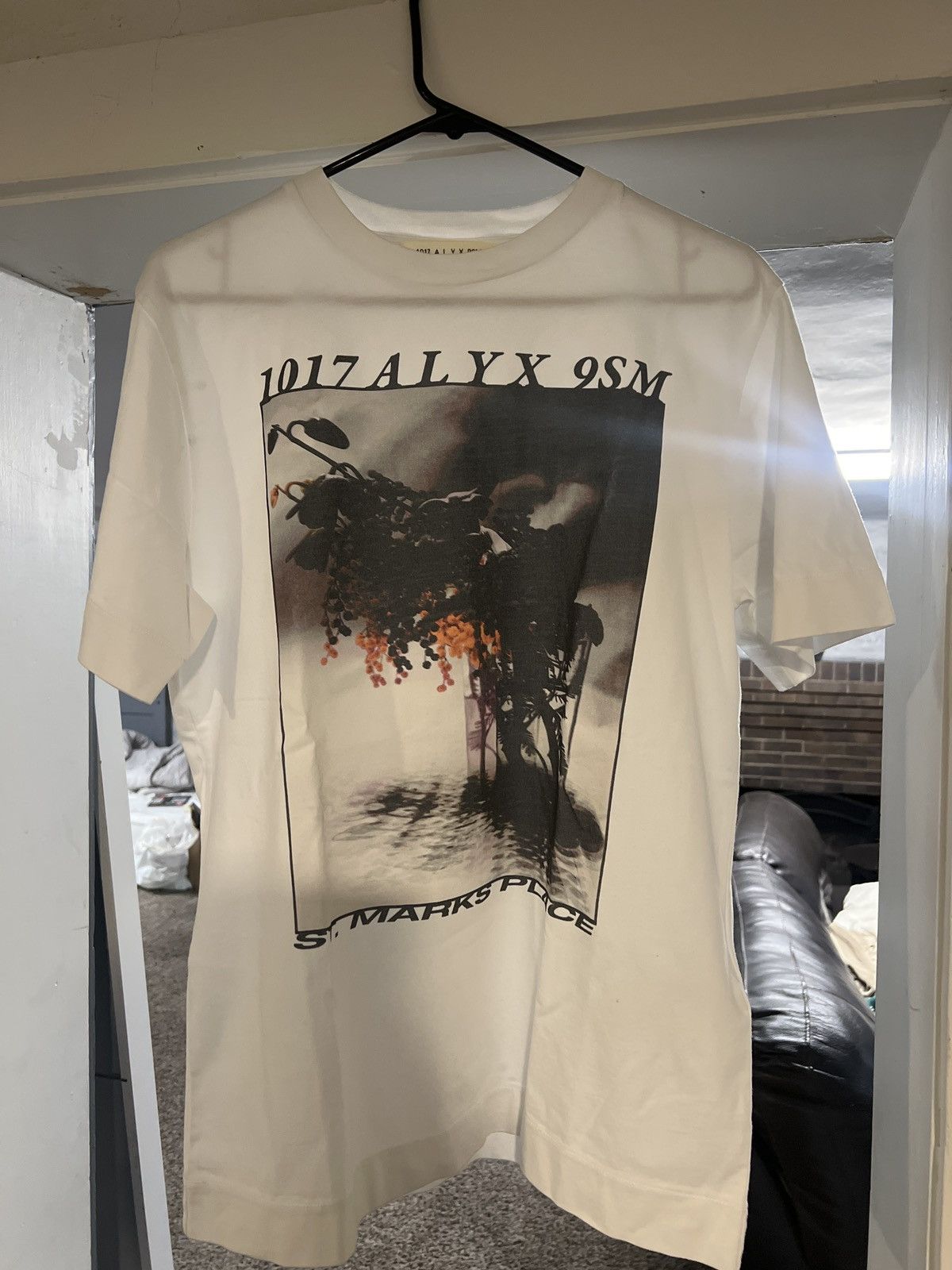 image of Alyx St. Marks Place Tee Xs in White, Men's