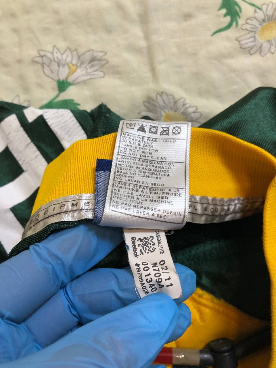 Reebok Reebok On Field Aaron Rodgers Green Bay Packers Mens Jersey Size US XXL / EU 58 / 5 - 4 Thumbnail