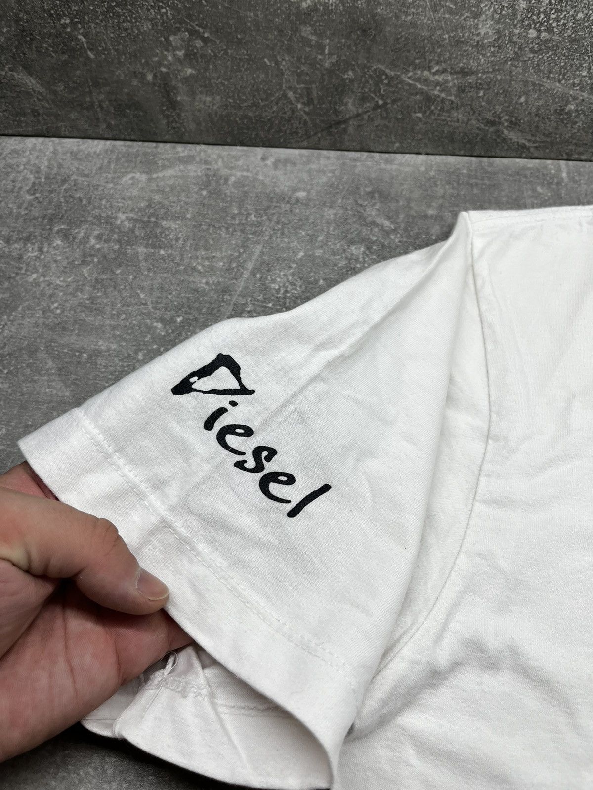 Diesel × Vintage Diesel t shirt big logo 90s vintage Size US XL / EU 56 / 4 - 3 Thumbnail