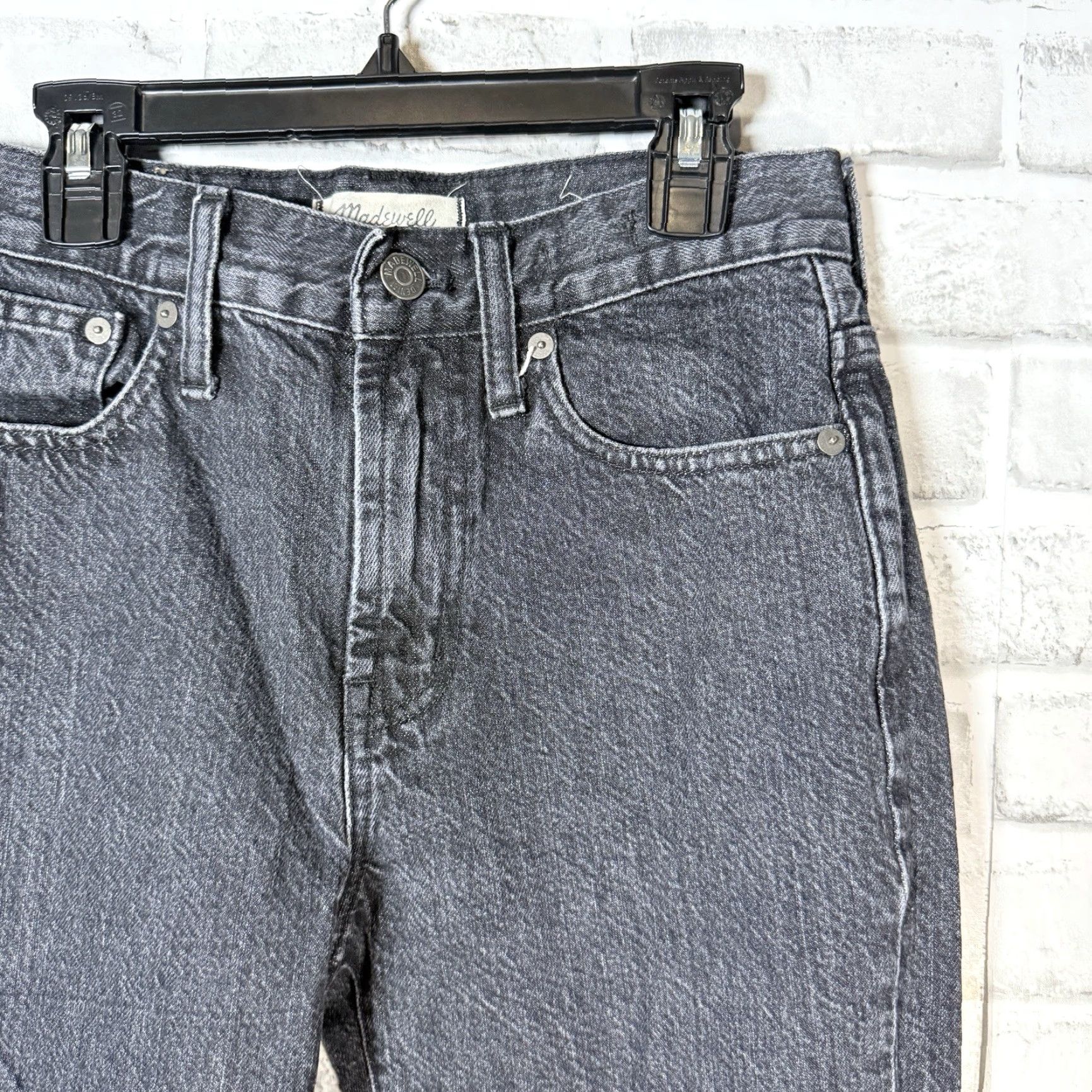 Madewell MADewell Perfect Vintage Jean Cotton Jeans Black Women Size 26 Size 26" / US 2 / IT 38 - 2 Thumbnail