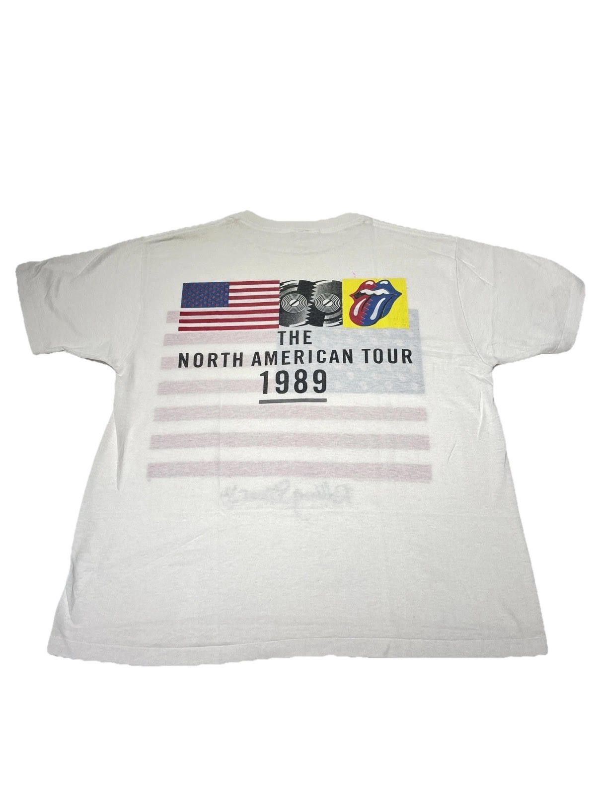 Brockum Vintage Rolling Stones Steel Wheels Tour Shirt XL 80s Size US XL / EU 56 / 4 - 1 Thumbnail