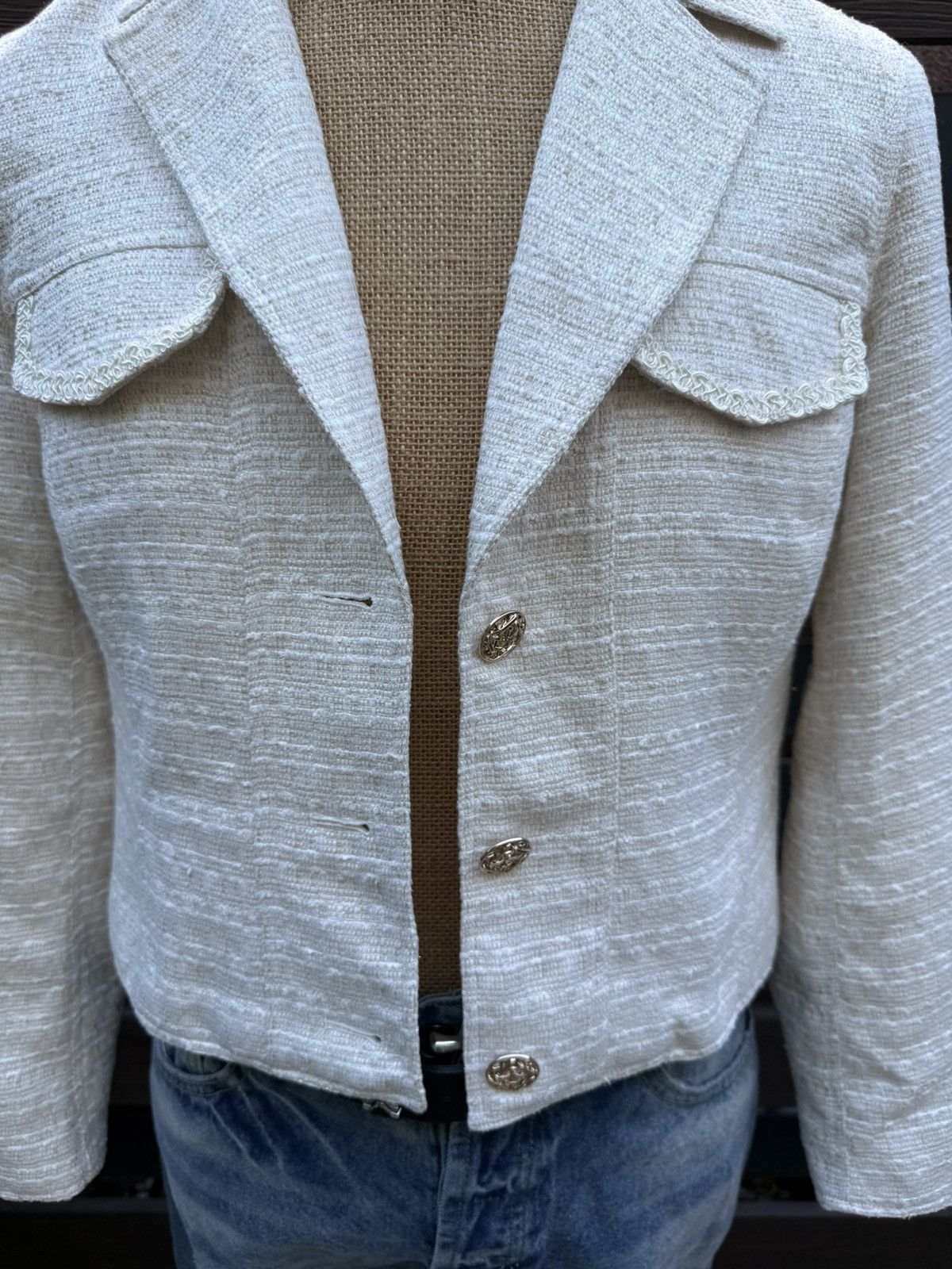 Other Chic Halogen Textured Tweed Blazer – Size Medium Size M / US 6-8 / IT 42-44 - 2 Thumbnail