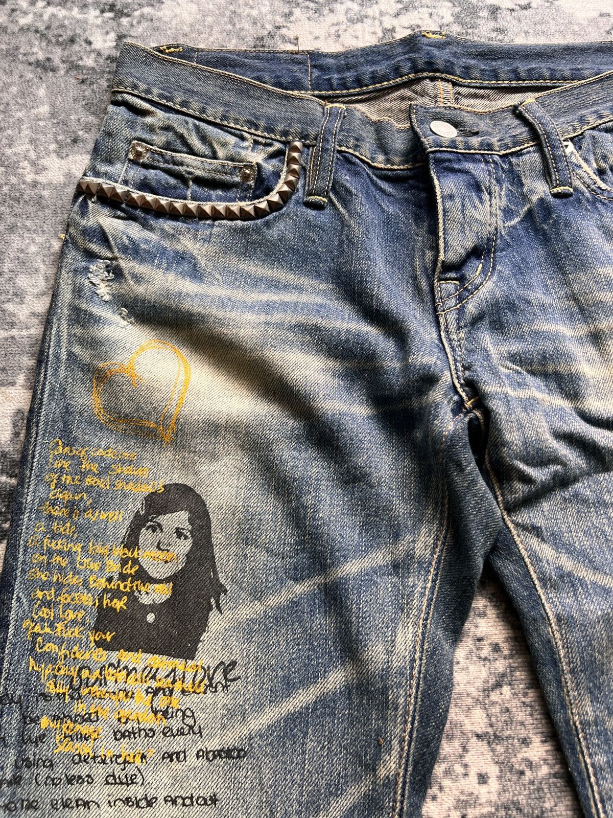 Hysteric Glamour Hysteric Glamour Courtney Love Denim Size US 31 - 4 Thumbnail