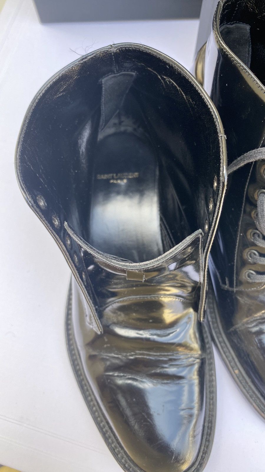 Saint Laurent Paris Army lace-up “Army” boots Size US 7.5 / EU 40-41 - 3 Thumbnail
