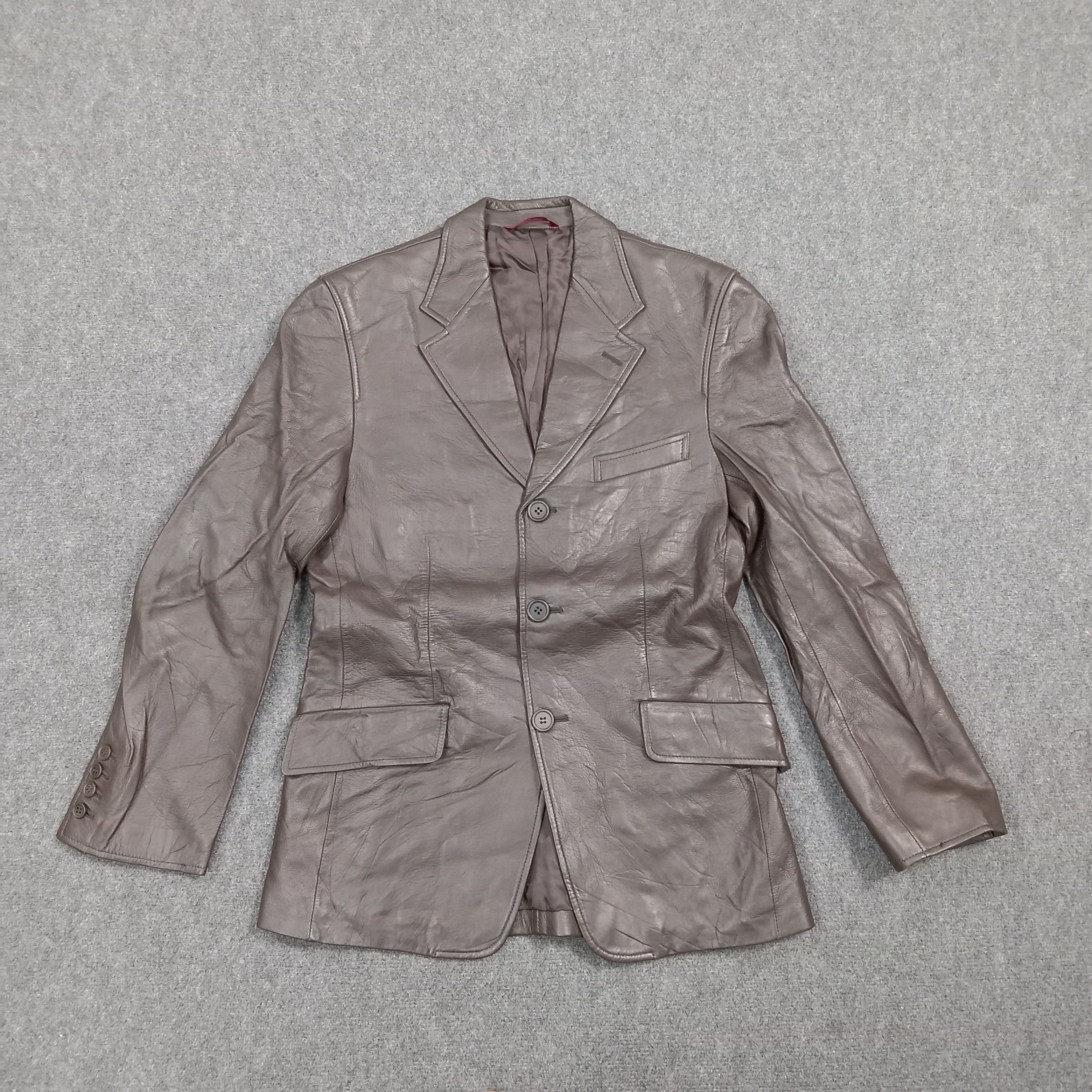 Paul Smith Paul Smith London Leather Blazer Jacket C275N12 Size US S / EU 44-46 / 1 - 1 Thumbnail