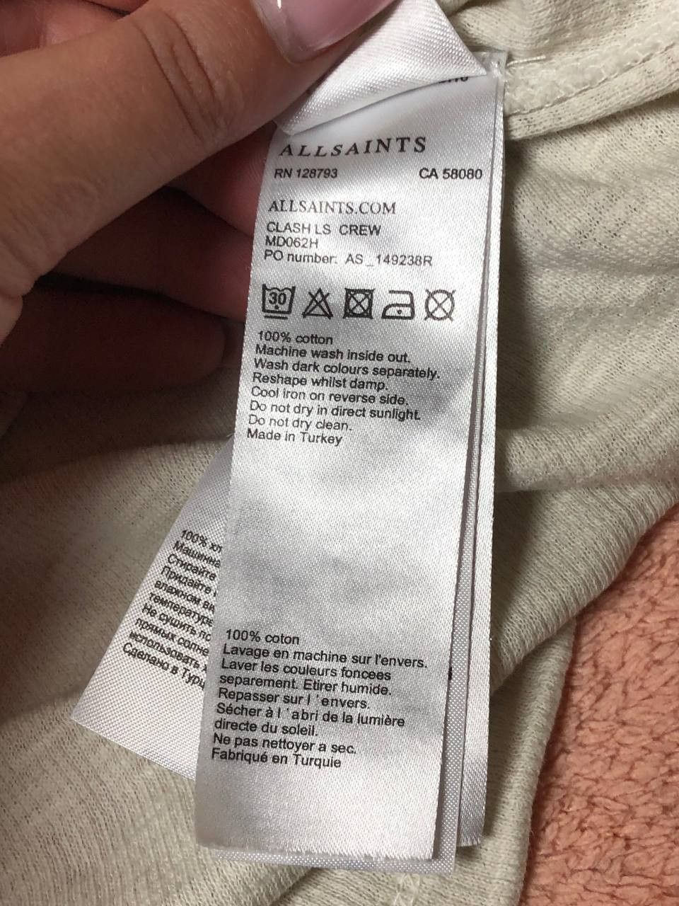 Allsaints × Japanese Brand Allsaints luxury streetwear sweater Size US L / EU 52-54 / 3 - 5 Thumbnail
