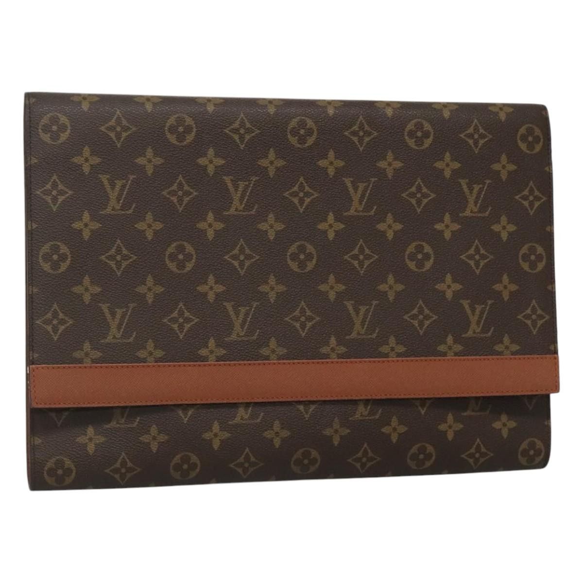 Louis Vuitton Monogram Porte Envelope Clutch Bag M51801 Lv Auth Hk2252, Women's