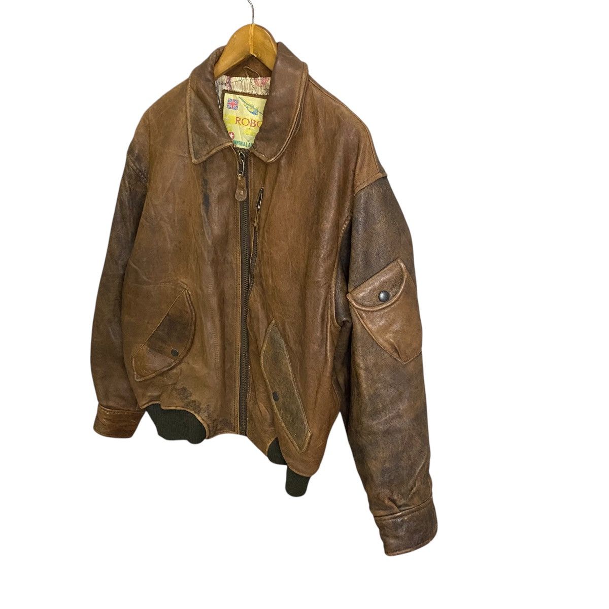 Japanese Brand Vintage A2 ROBO leather jacket Size US M / EU 48-50 / 2 - 3 Thumbnail