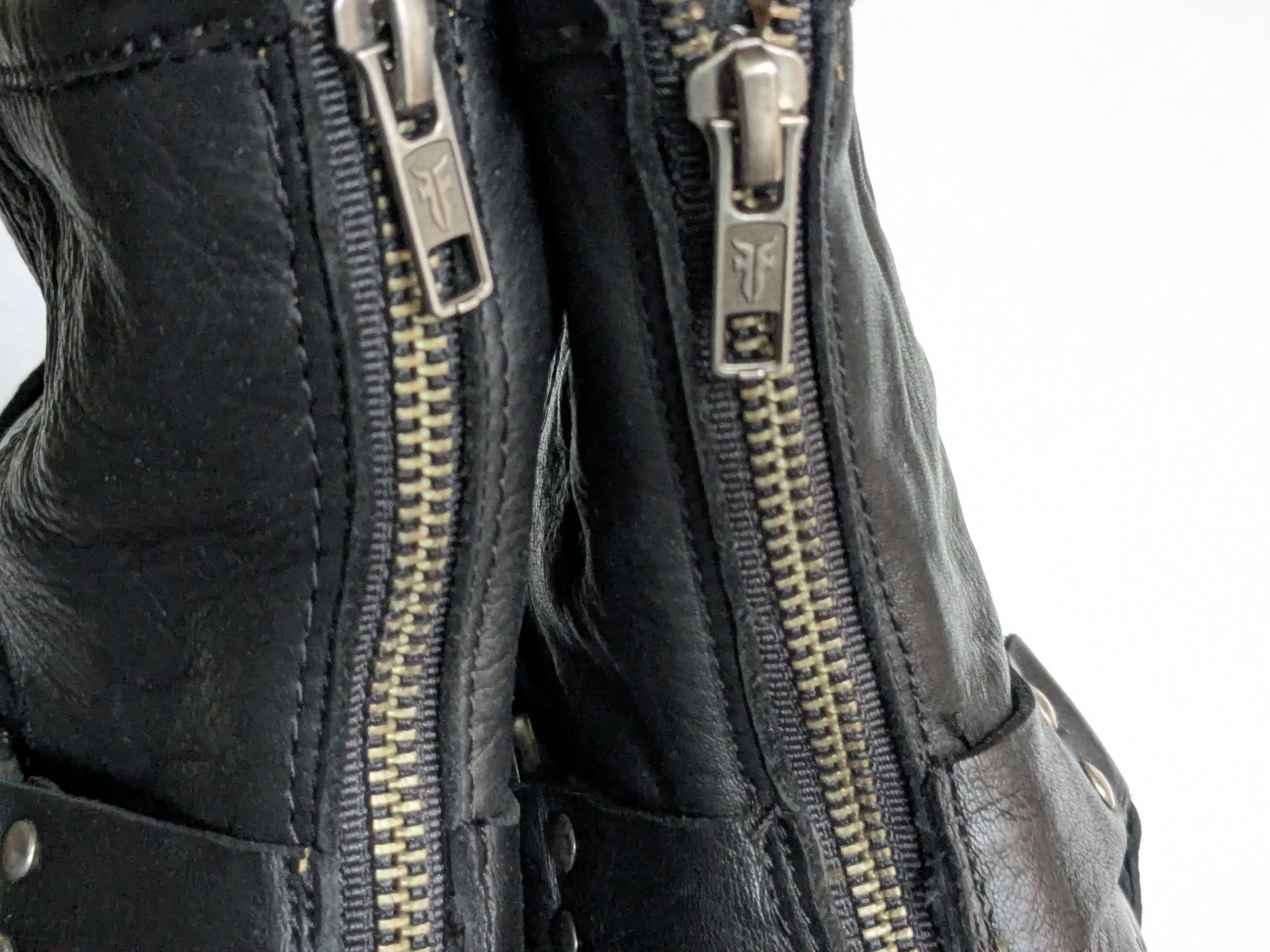 Frye Frye Harness Boots Black Leather 8.5 D Leather Buckle Size US 8.5 / EU 41-42 - 13 Thumbnail