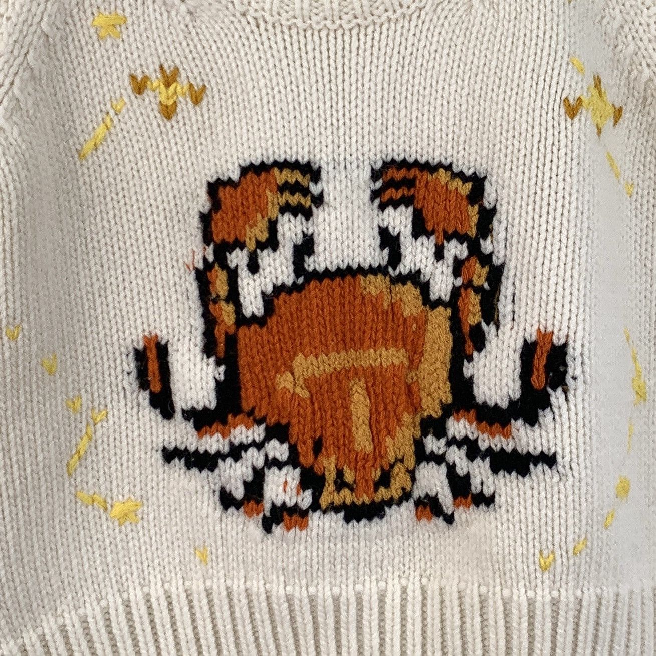 Dior Dior Crab Intarsia Wool Sleeveless Knit Vest K26WX Size XS / US 0-2 / IT 36-38 - 4 Thumbnail
