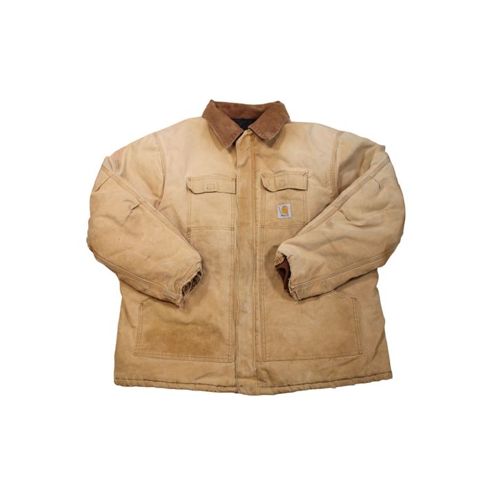 Carhartt Vintage 90's Arctic Carhartt Workwear Jacket Khaki | Grailed