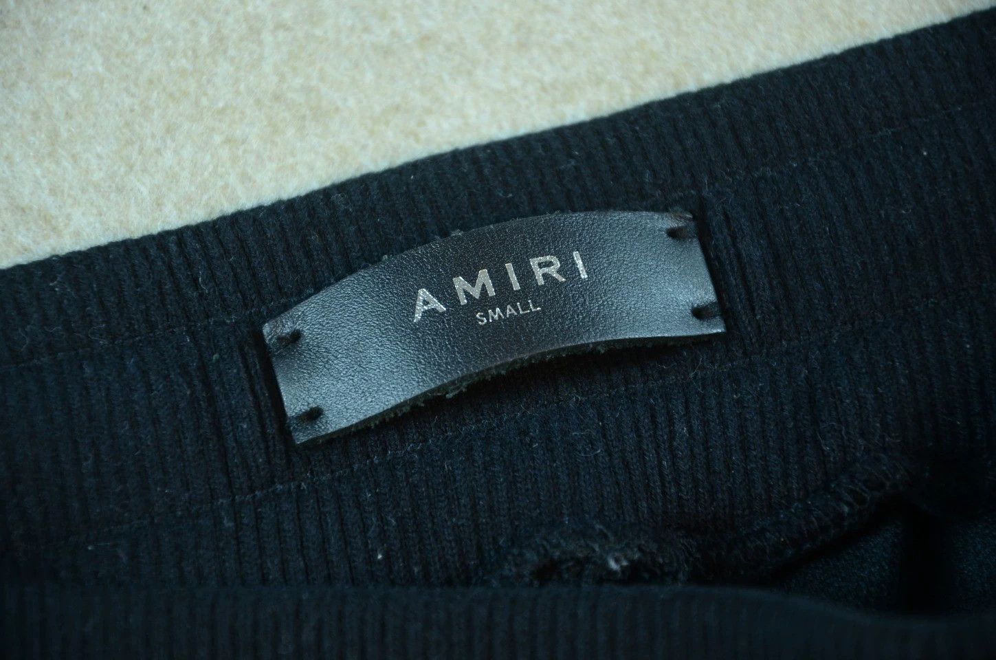 Amiri Amiri Lovers Black Crystal Sweatpants Size US 29 - 7 Thumbnail