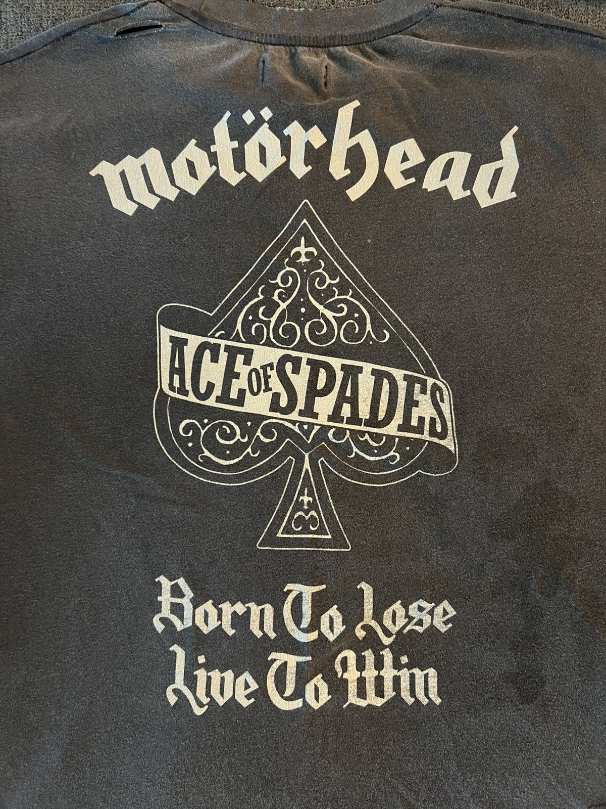 Other UK Other UK Motörhead Ace of Spades T-Shirt Gray Distressed Size US M / EU 48-50 / 2 - 4 Thumbnail