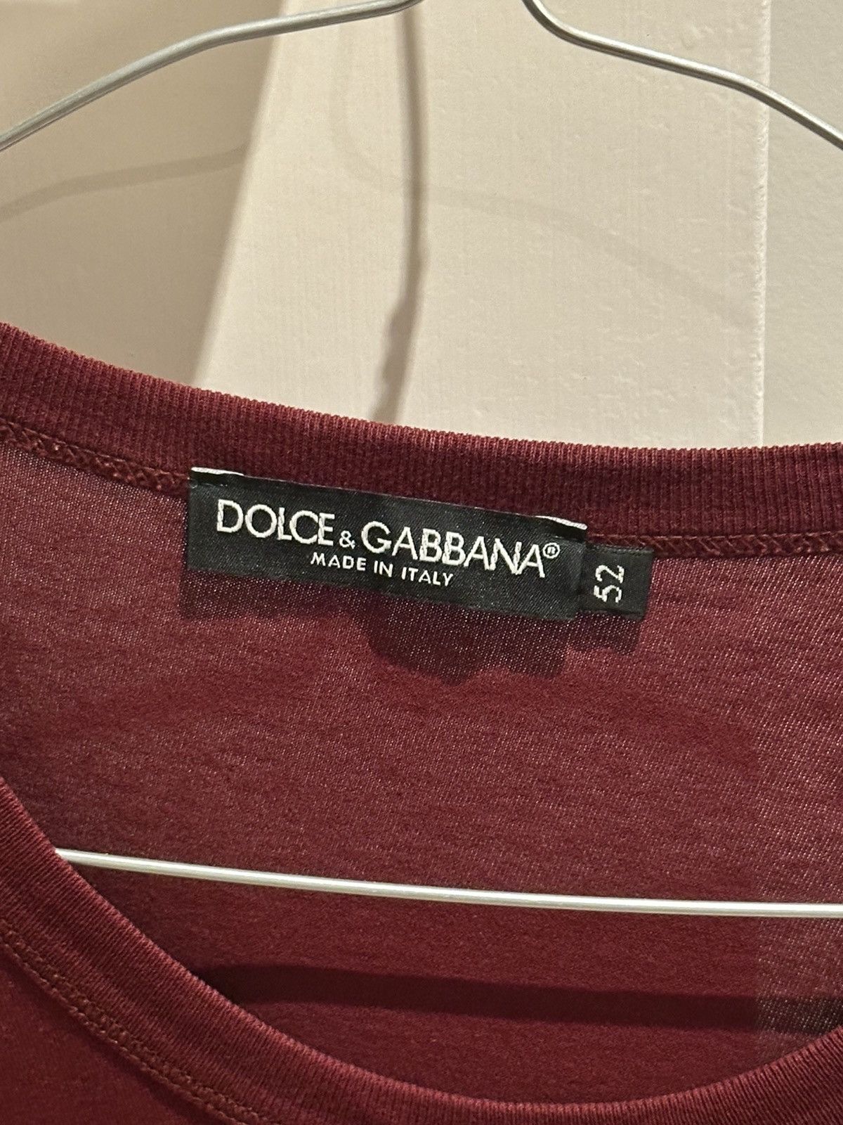Dolce & Gabbana Dolce & Gabbana Red Classic T-Shirt Size US XL / EU 56 / 4 - 3 Thumbnail